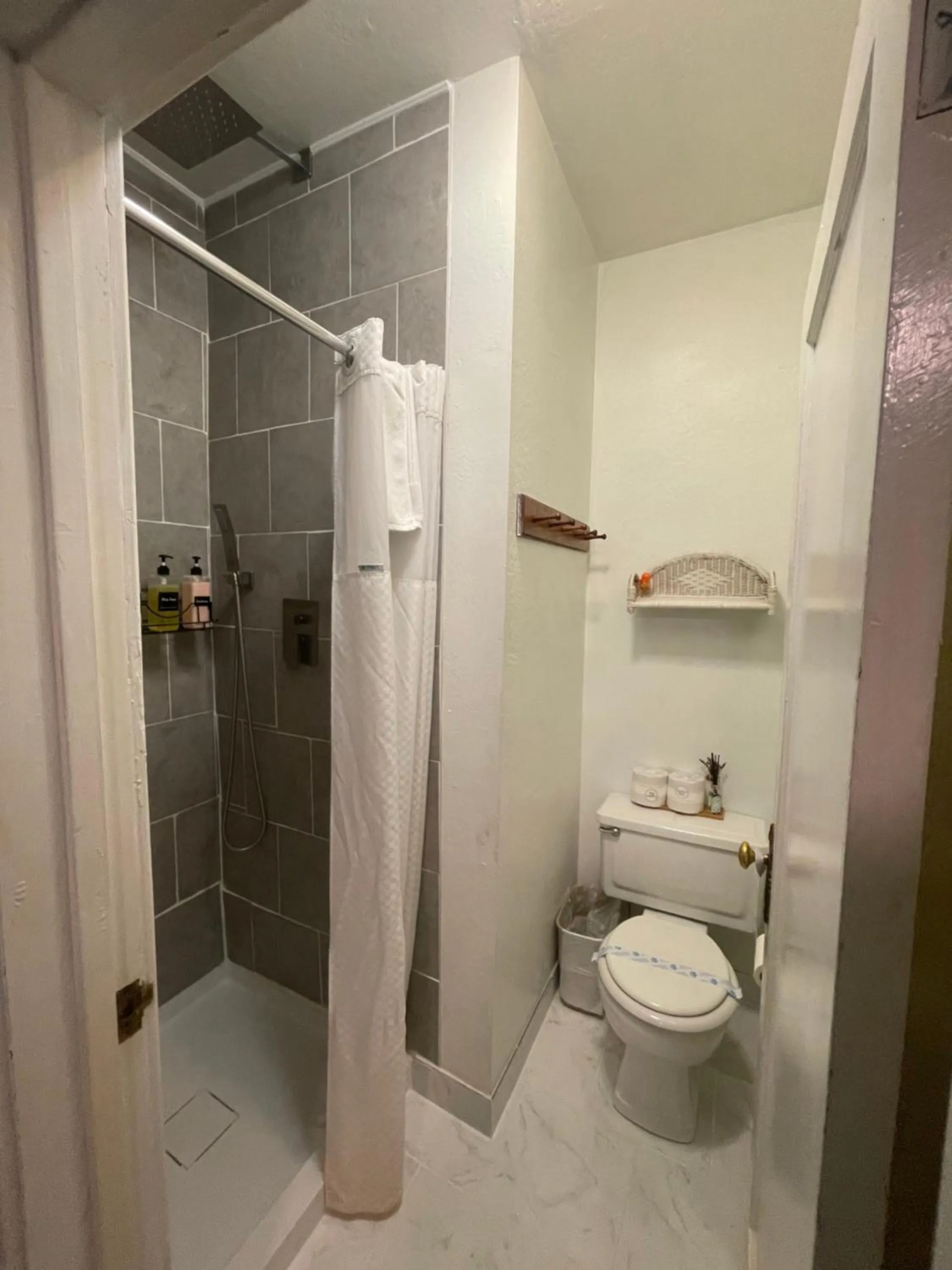 Shower in Americas Best Value Inn Royal Carriage