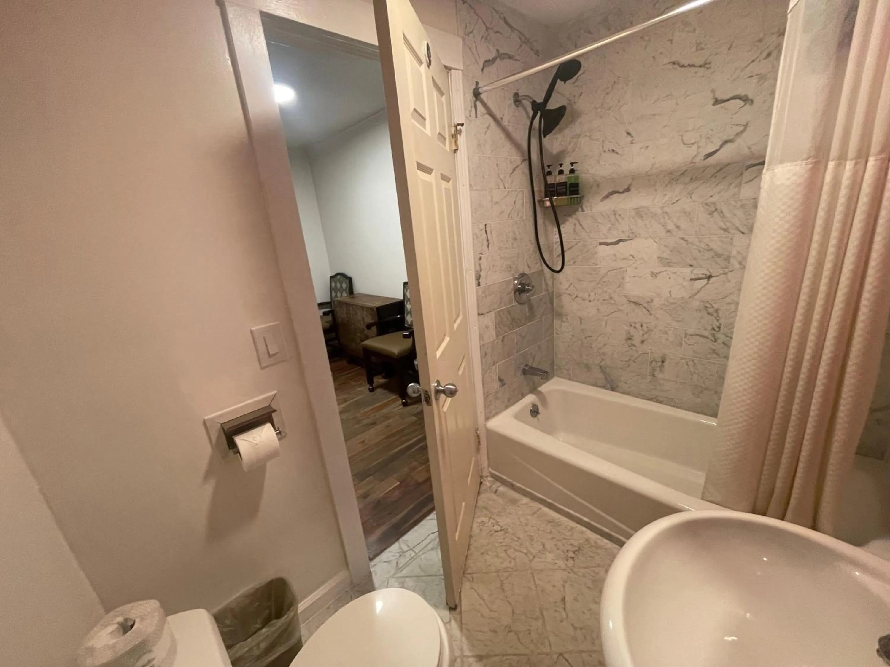 Shower in Americas Best Value Inn Royal Carriage