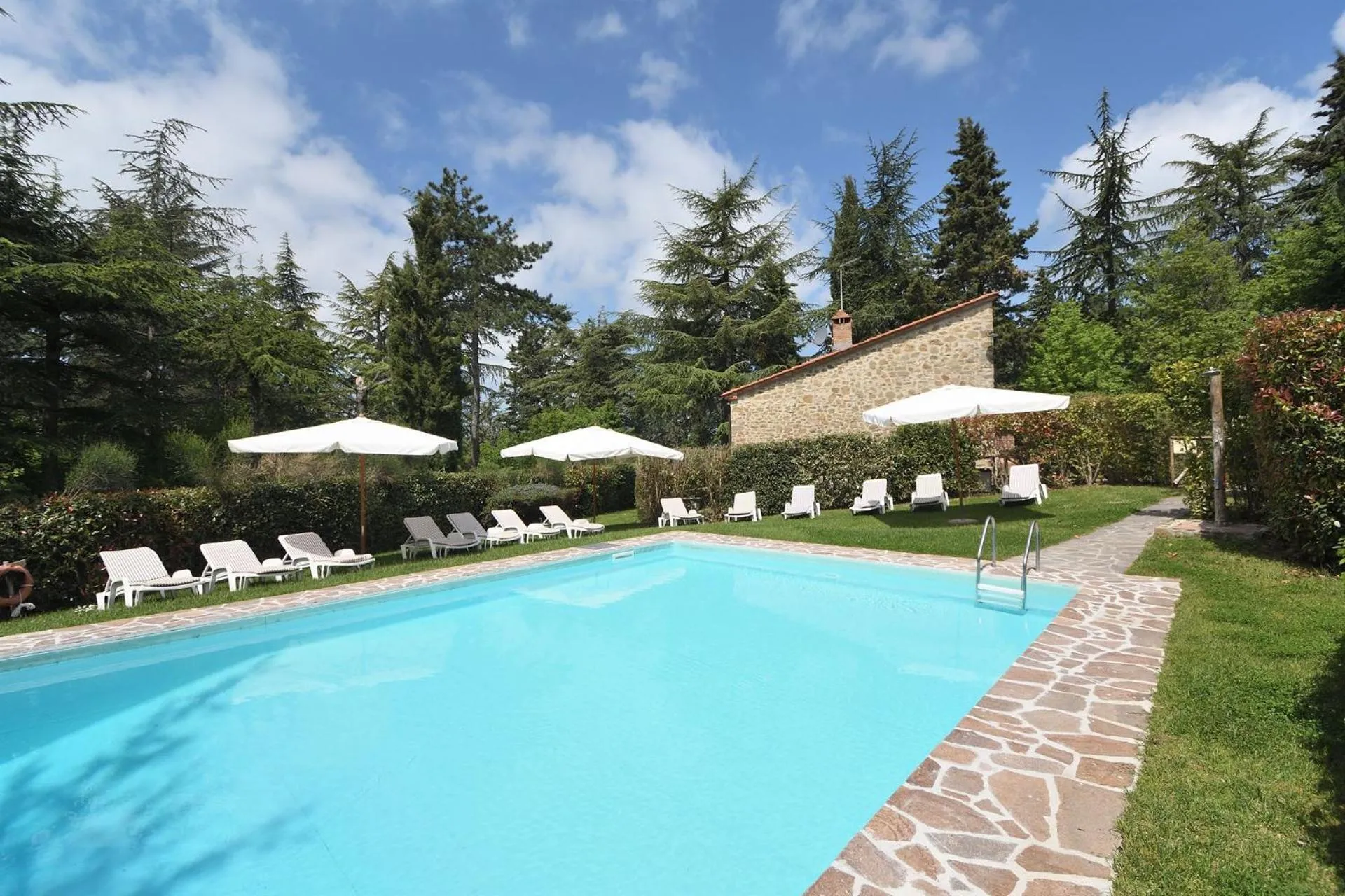 Swimming pool in Castellare in Chianti