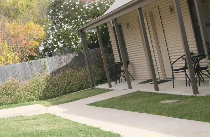 Patio in Millthorpe Motel
