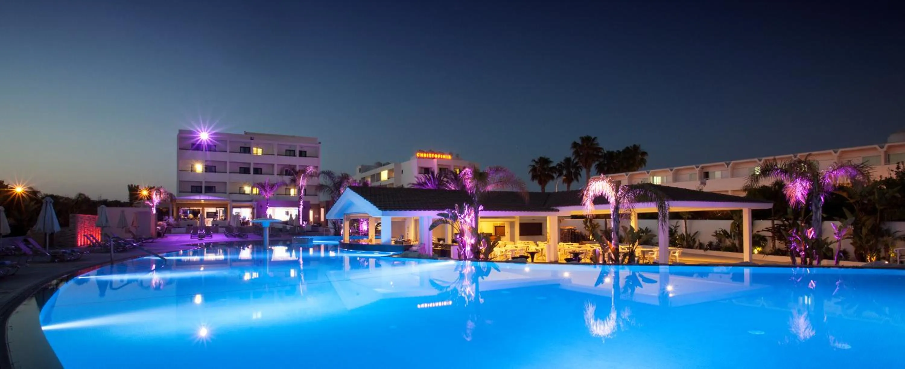 Swimming pool in Christofinia Hotel