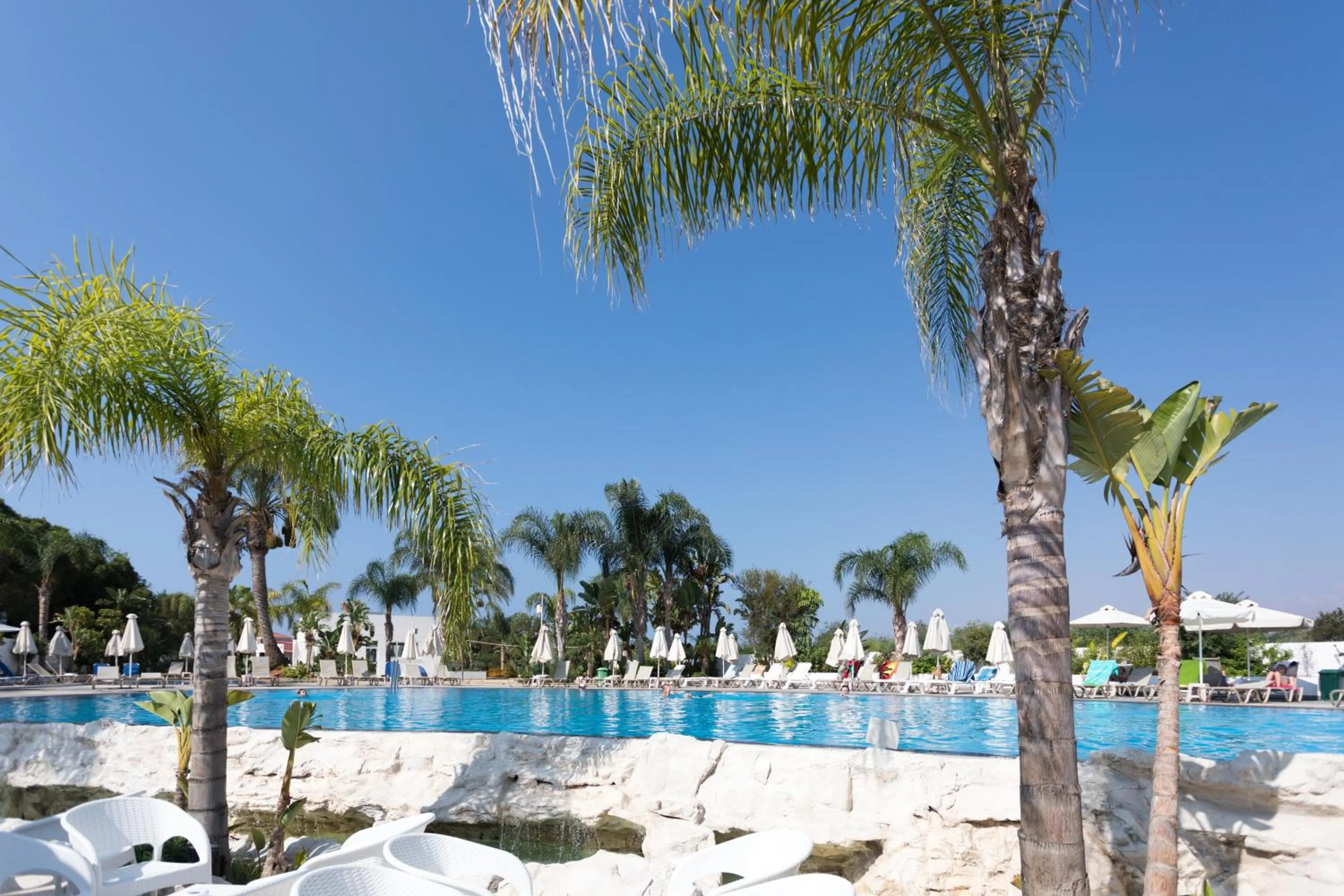 Swimming pool in Christofinia Hotel