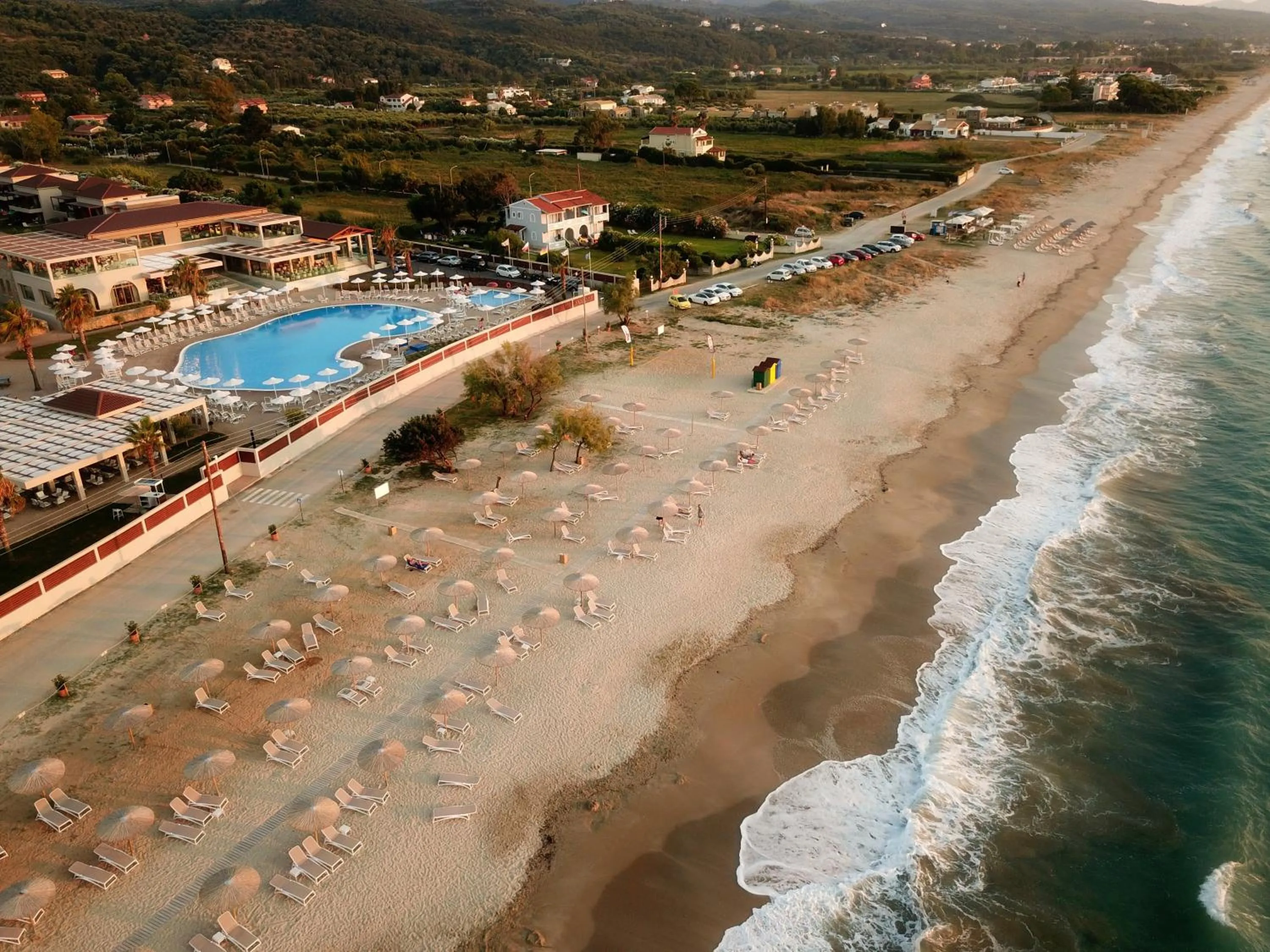 Bird's eye view in Almyros Beach