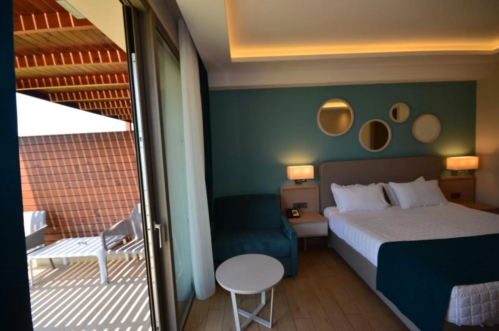 Bedroom, Bed in Almyros Beach