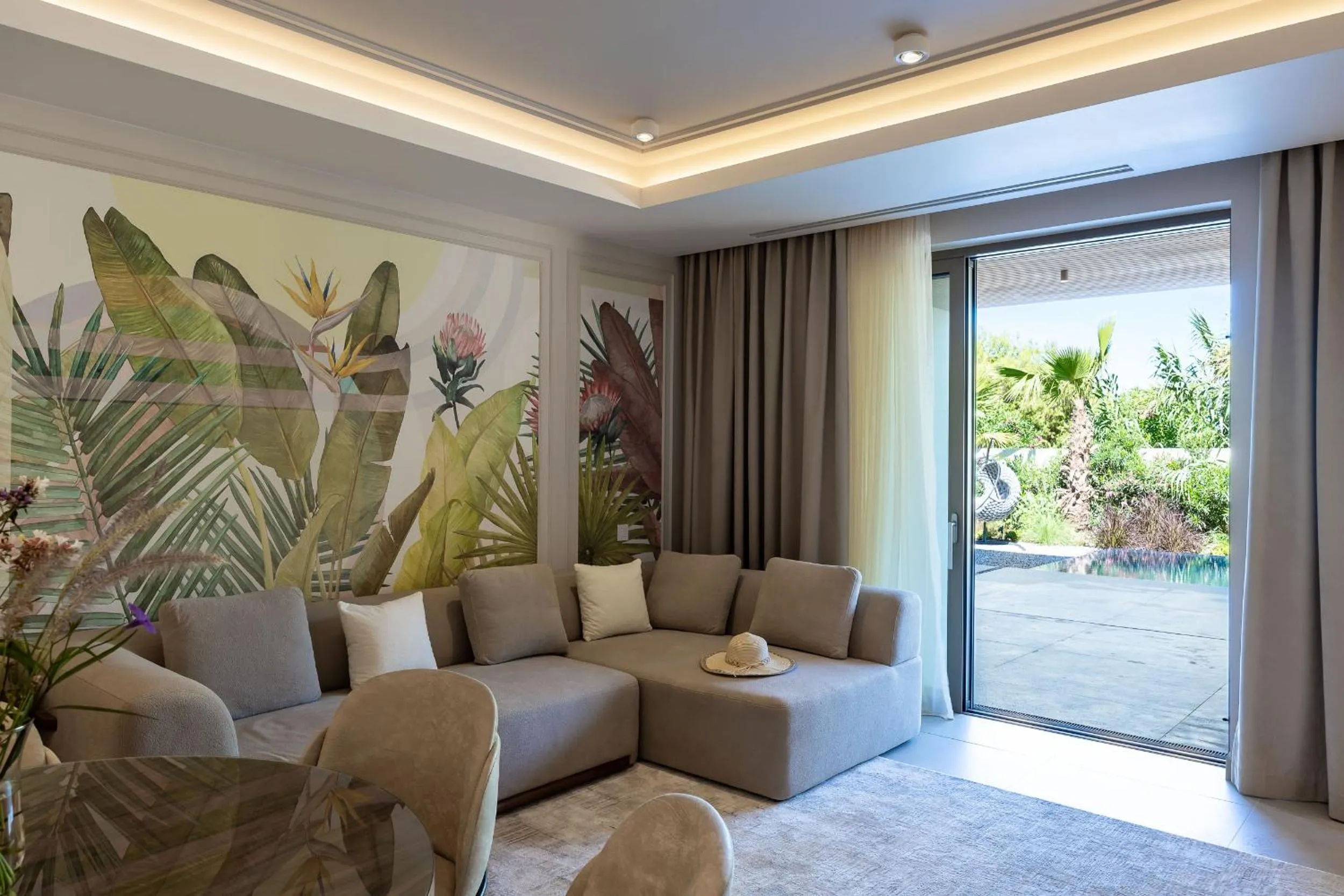 Living room in Almyros Beach