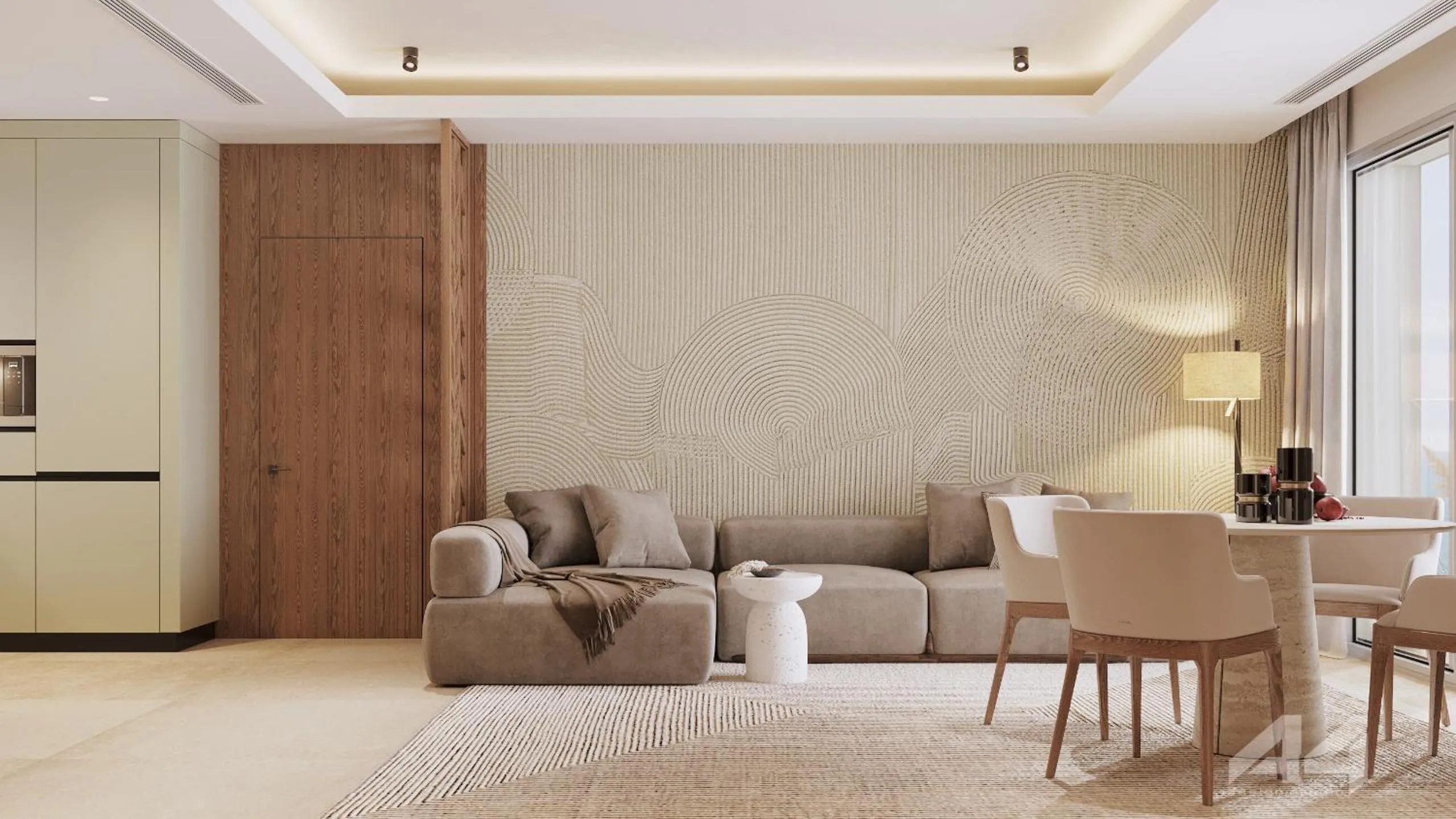 Living room in Almyros Beach