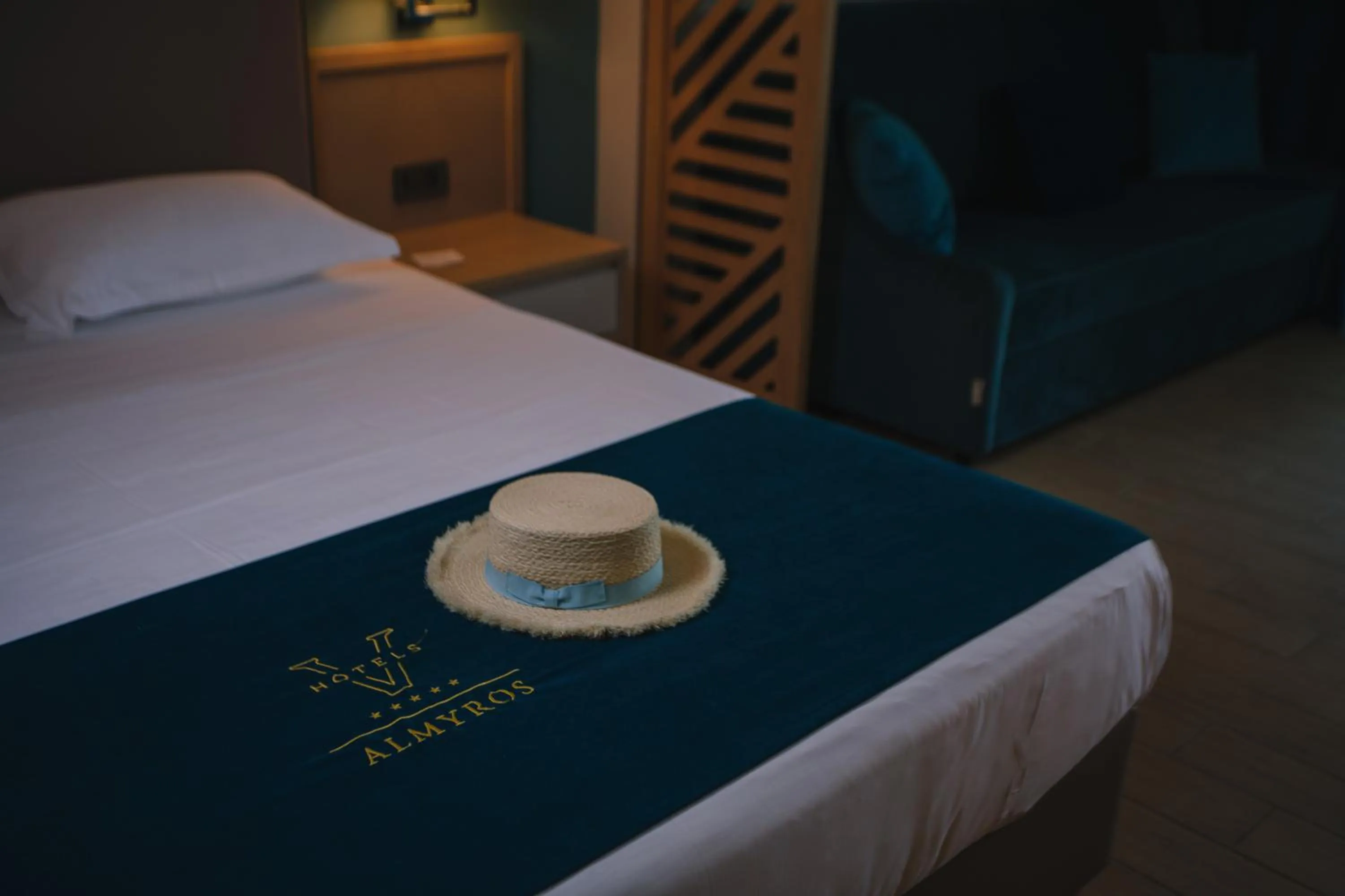 Bedroom, Bed in Almyros Beach