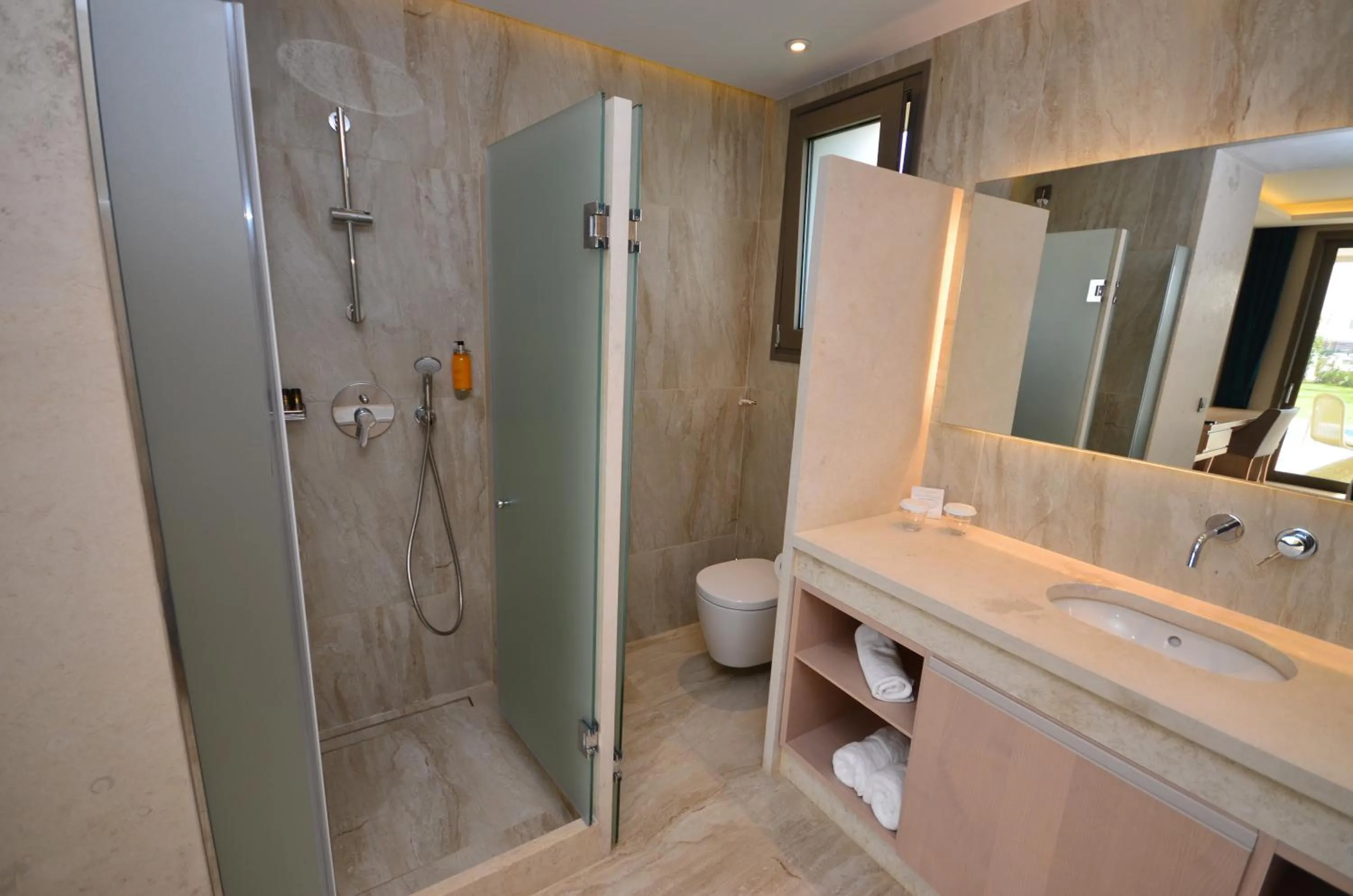 Shower in Almyros Beach