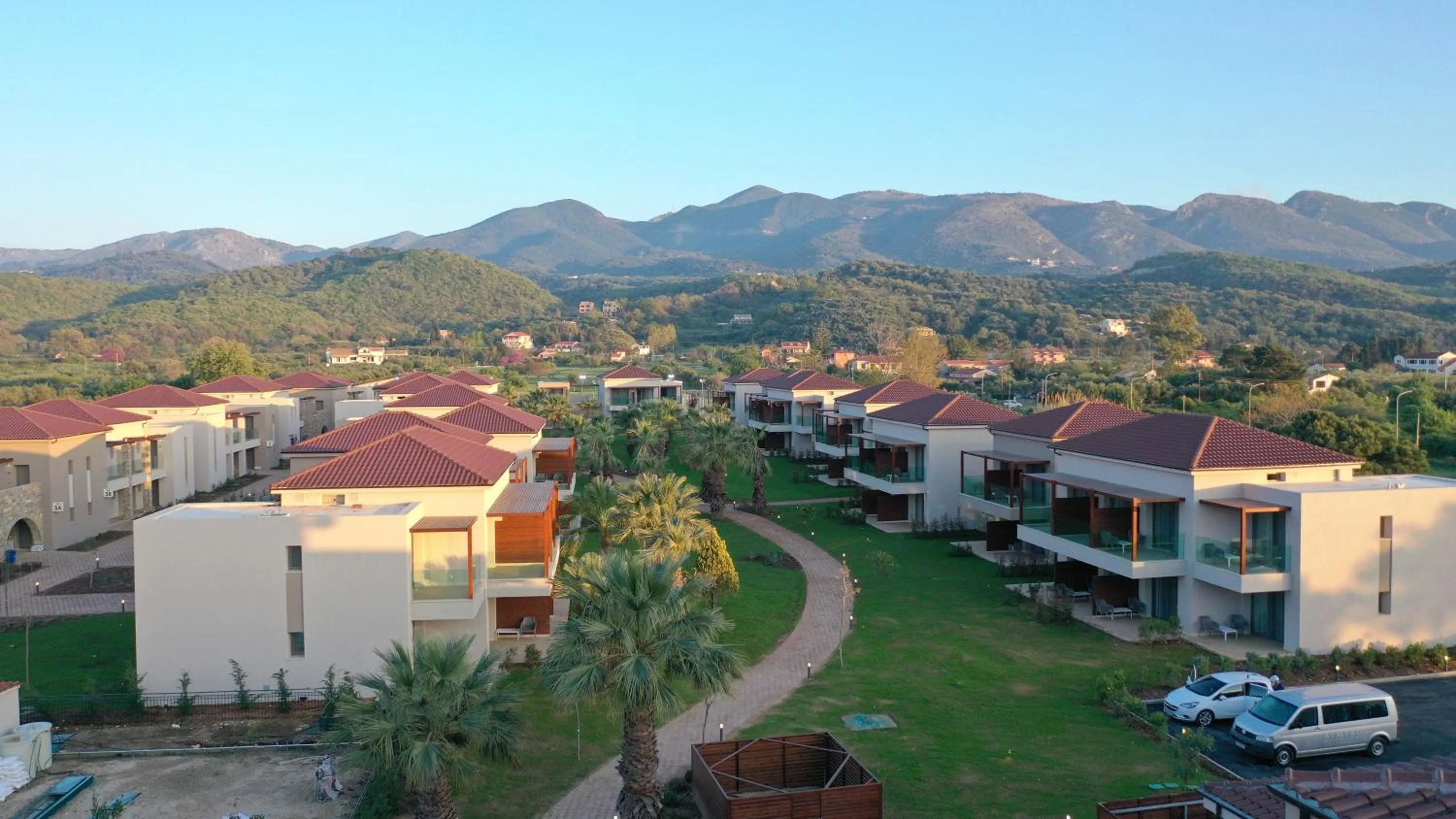 Bird's eye view in Almyros Beach