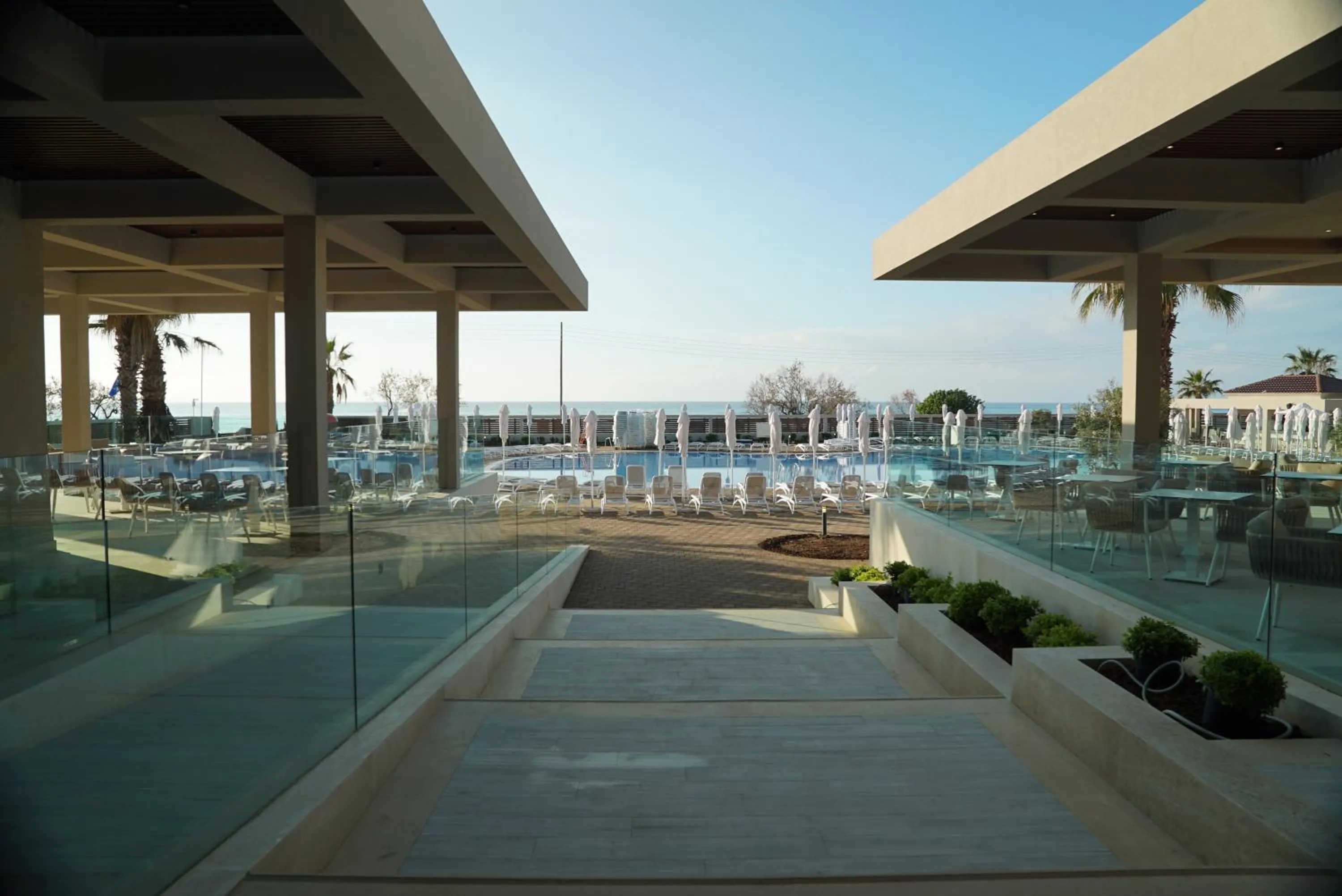 Swimming pool in Almyros Beach