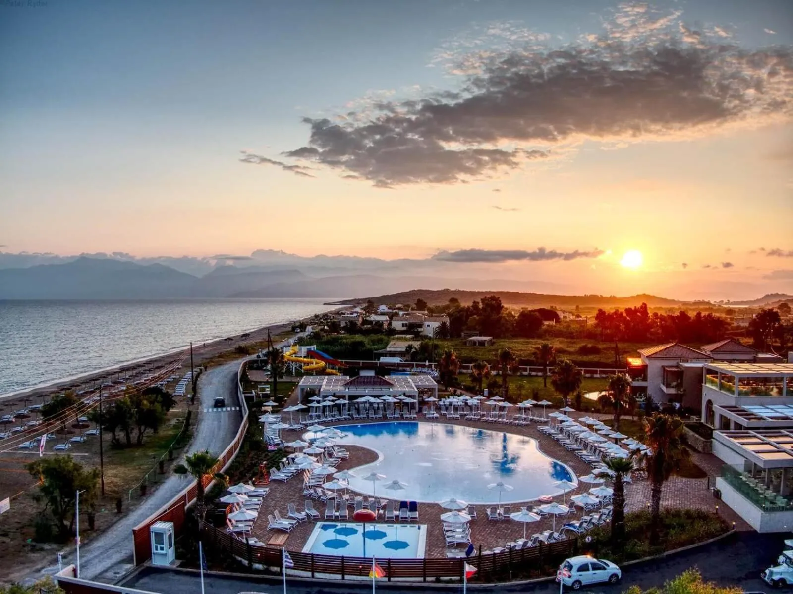 Swimming pool in Almyros Beach