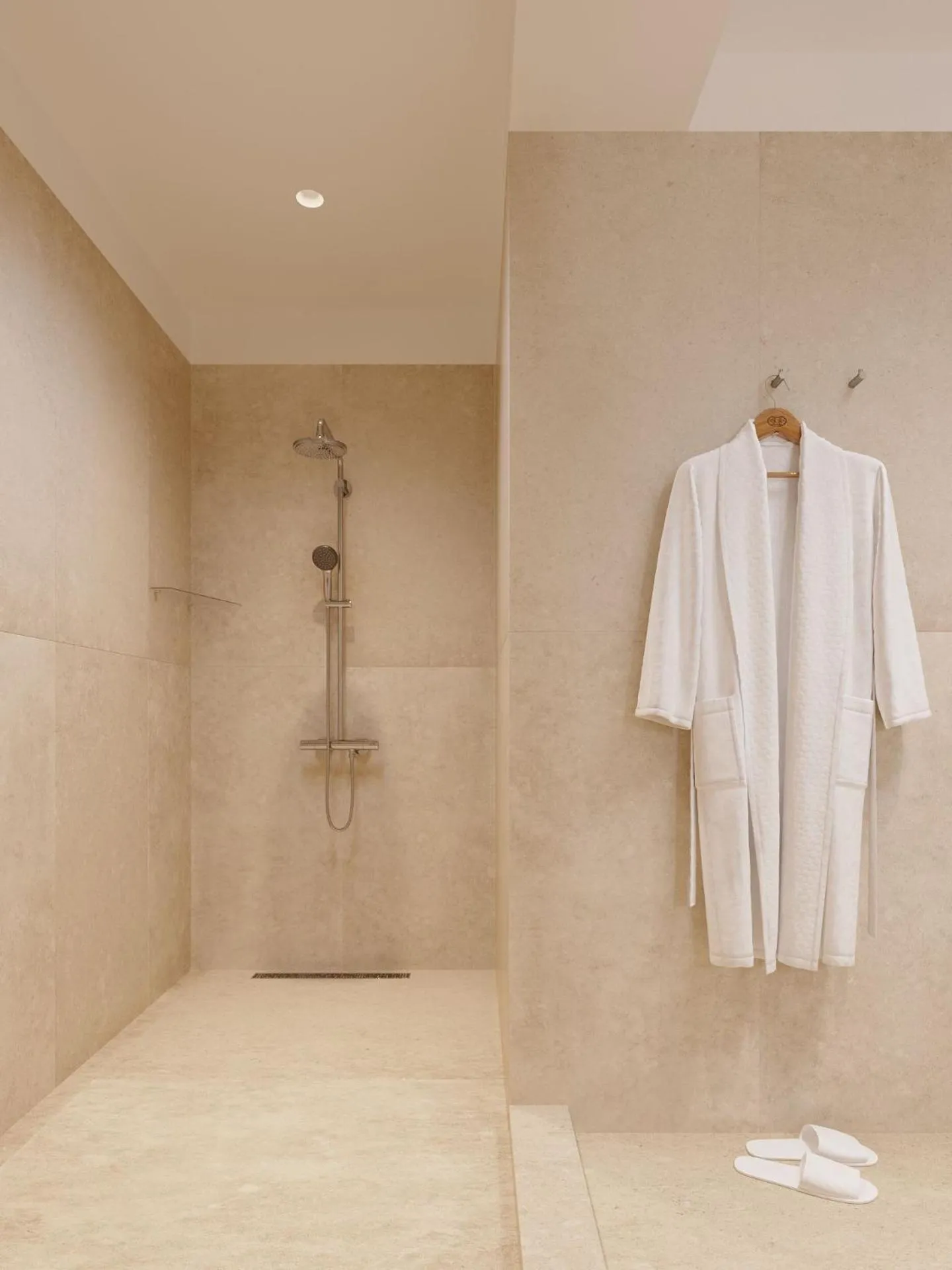 Shower in Almyros Beach