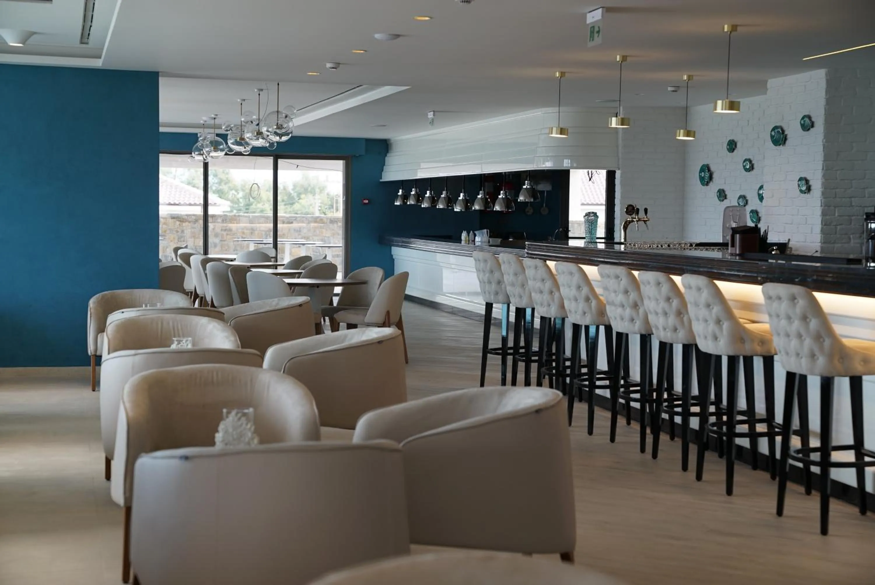 Lounge or bar in Almyros Beach