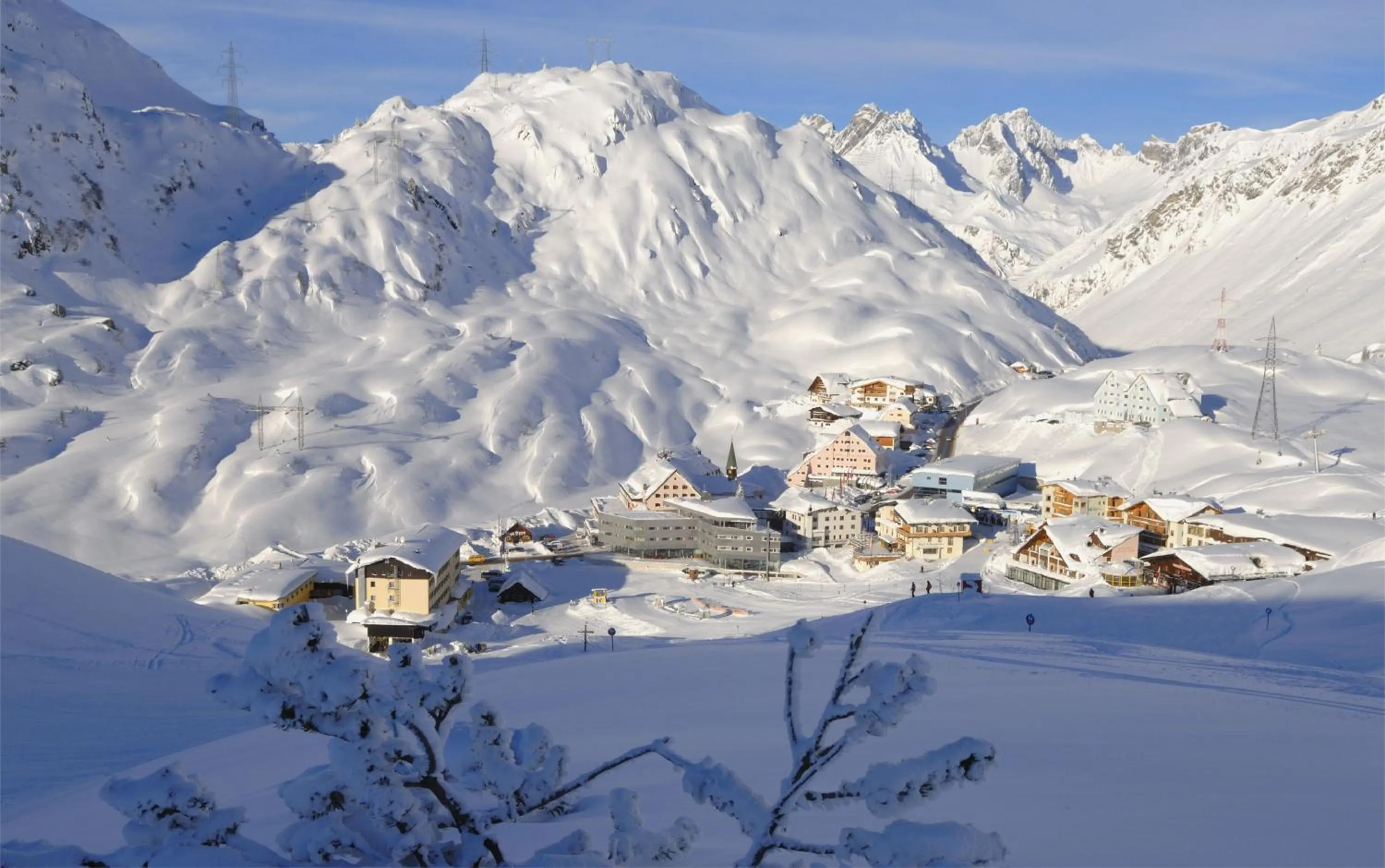 Bird's eye view in Hotel Maiensee