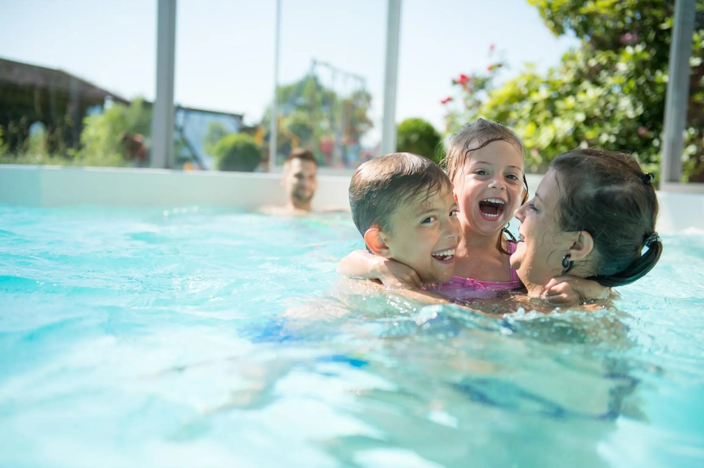 Swimming pool in Pension Irlingerhof