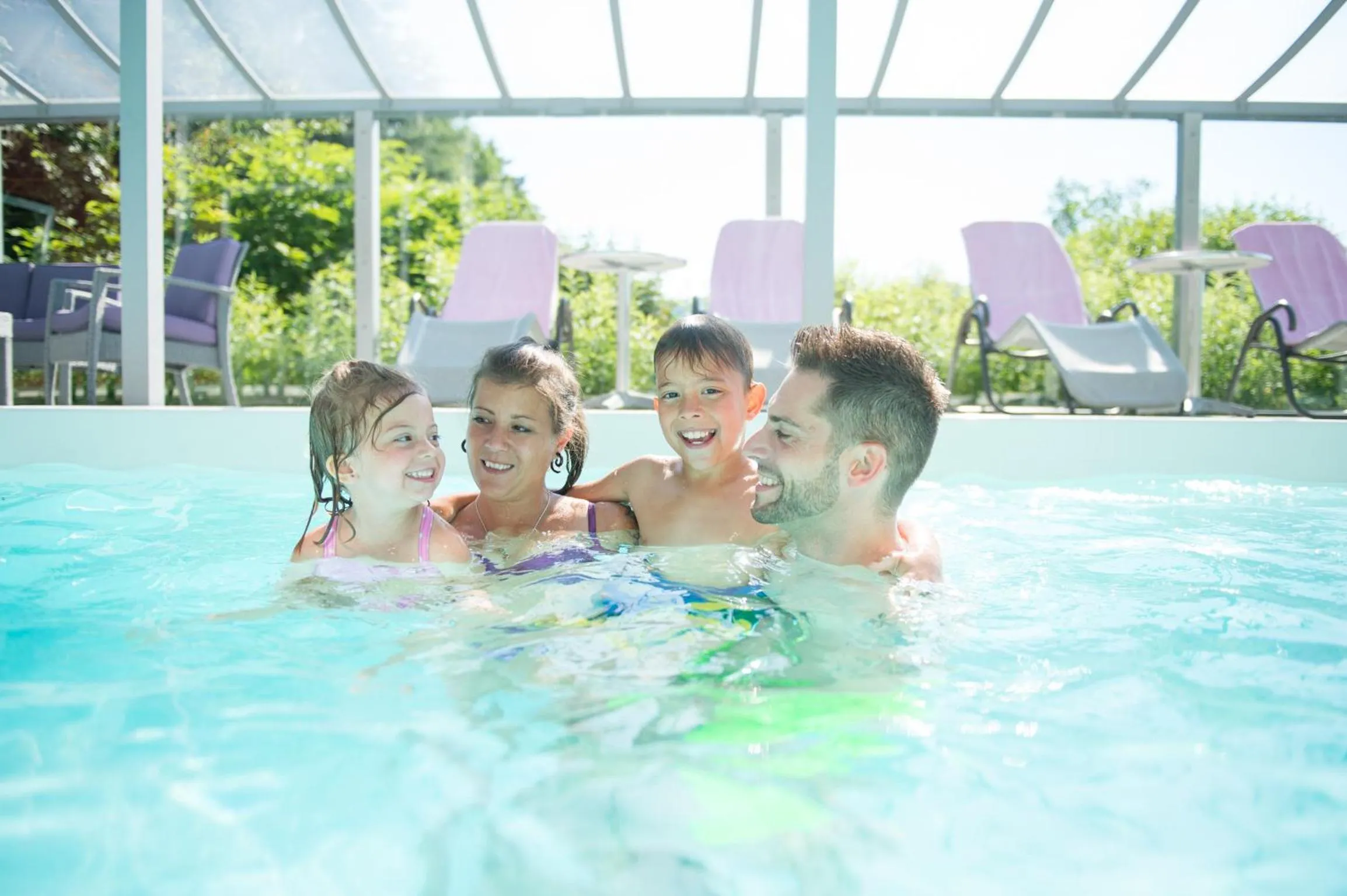 Swimming pool in Pension Irlingerhof