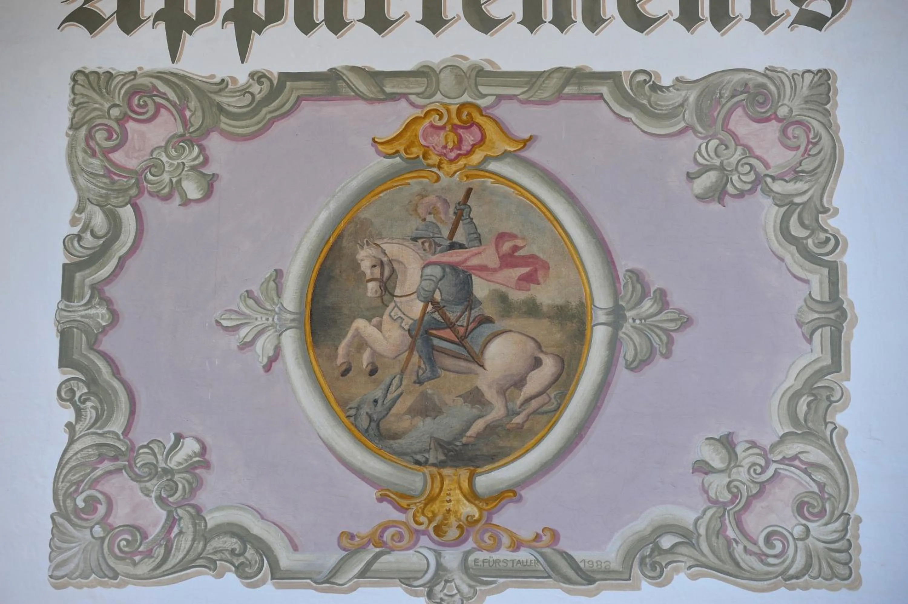 Decorative detail in Appartements Strobl
