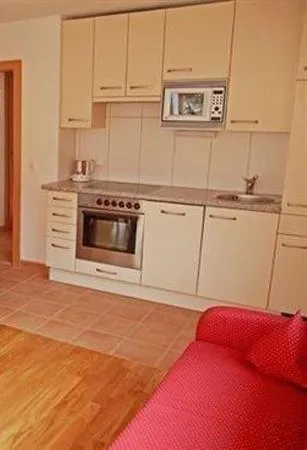 Kitchen or kitchenette in Appartements Strobl