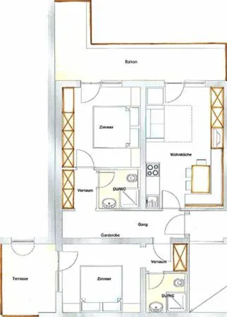 Floor plan in Appartements Strobl