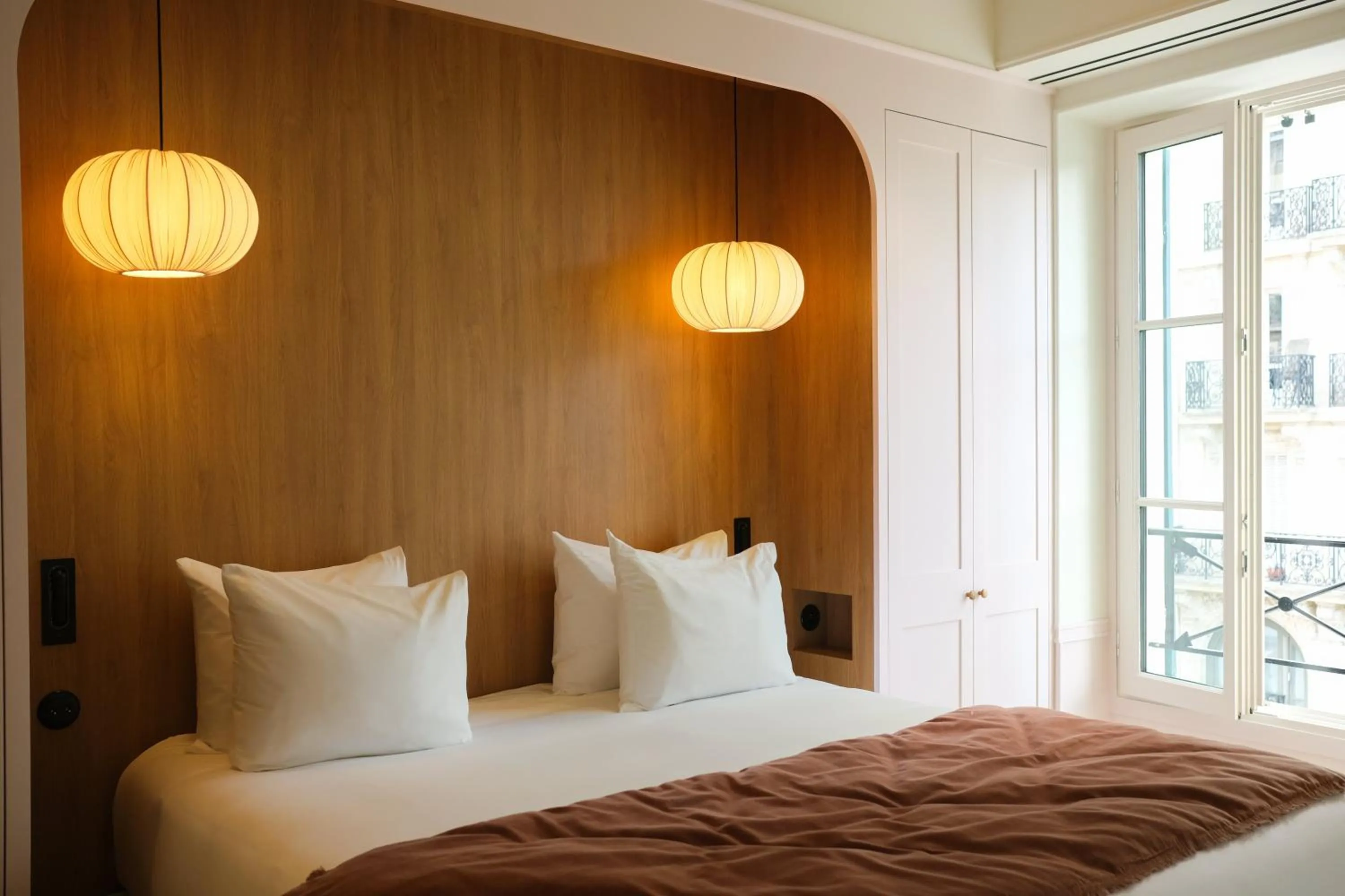 Bed in Hôtel Casimir