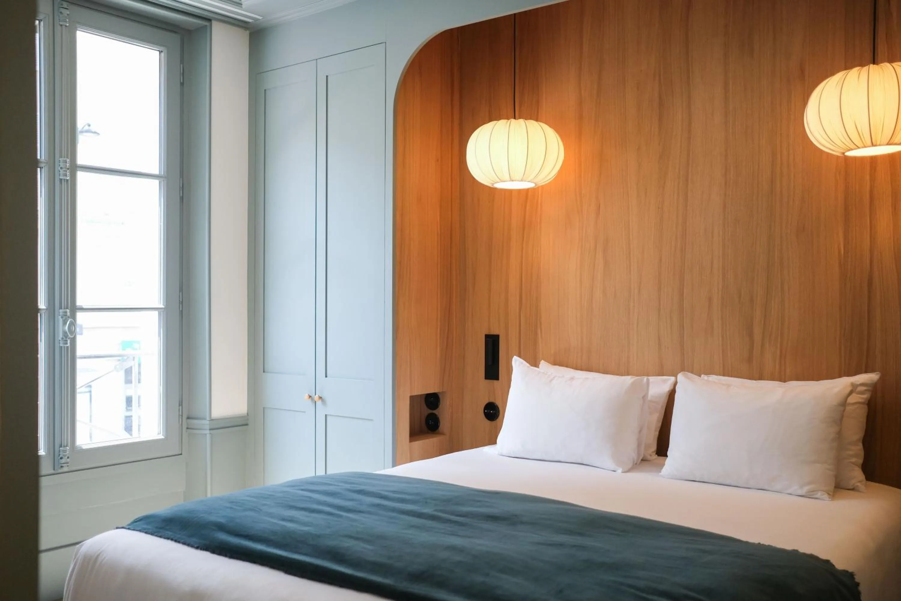 Bed in Hôtel Casimir