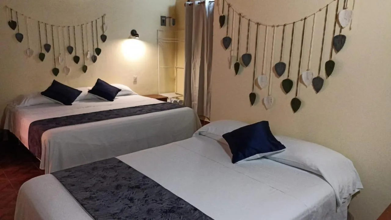 Bed in Ecohabitat Calakmul