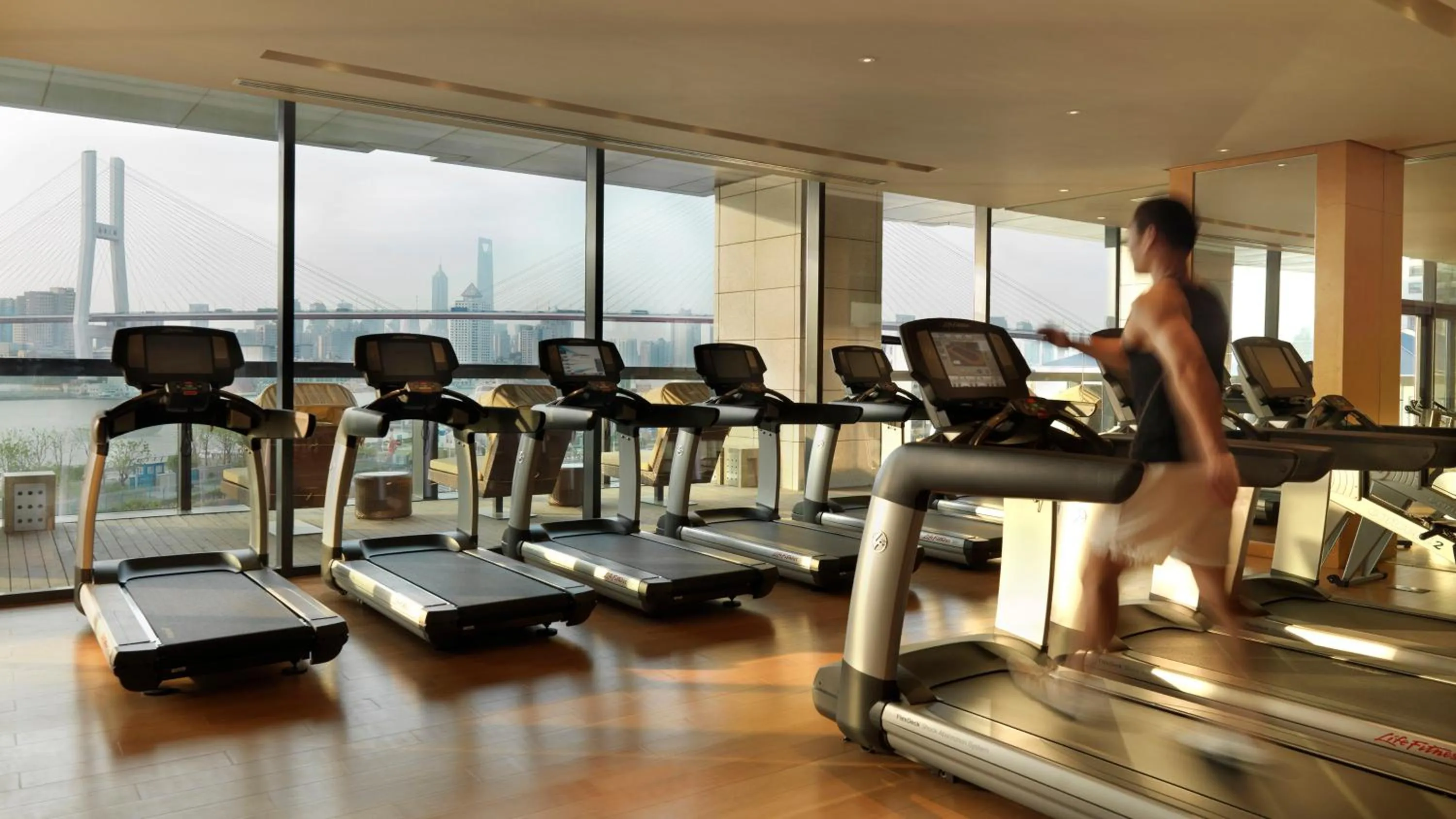 Fitness centre/facilities in InterContinental Shanghai Expo by IHG - Huangpu Riverview, 3KM to the Bund & Lujiazui, Near 2 Major Exhibition Centers, Onsite Currency Exchange