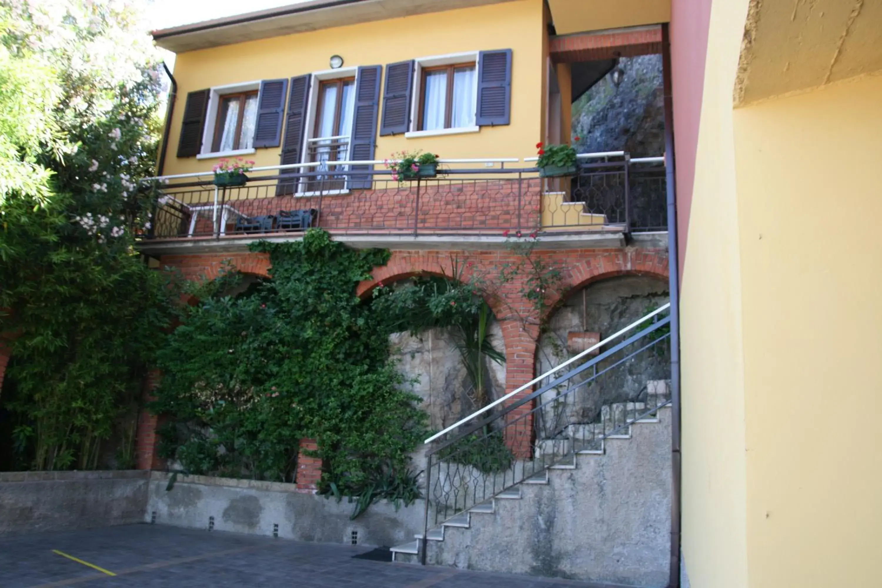 Balcony/Terrace, Property Building in Hotel Merano