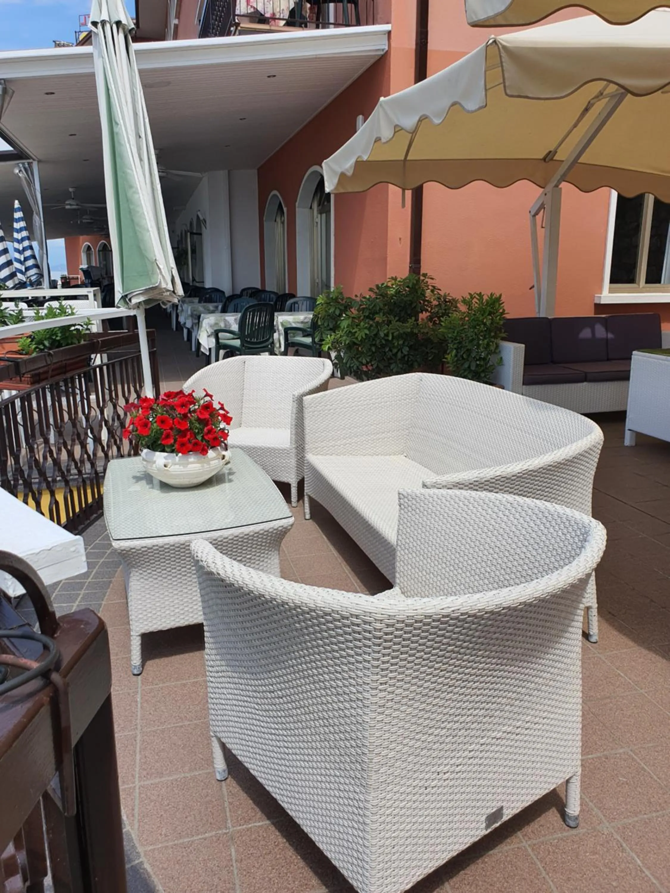 Patio in Hotel Merano