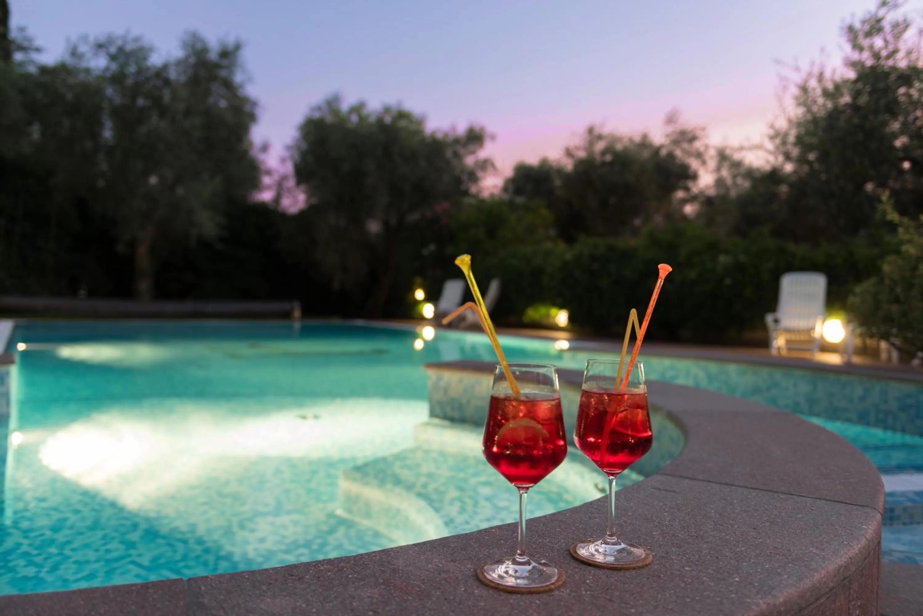 Natural landscape in Hotel Catullo