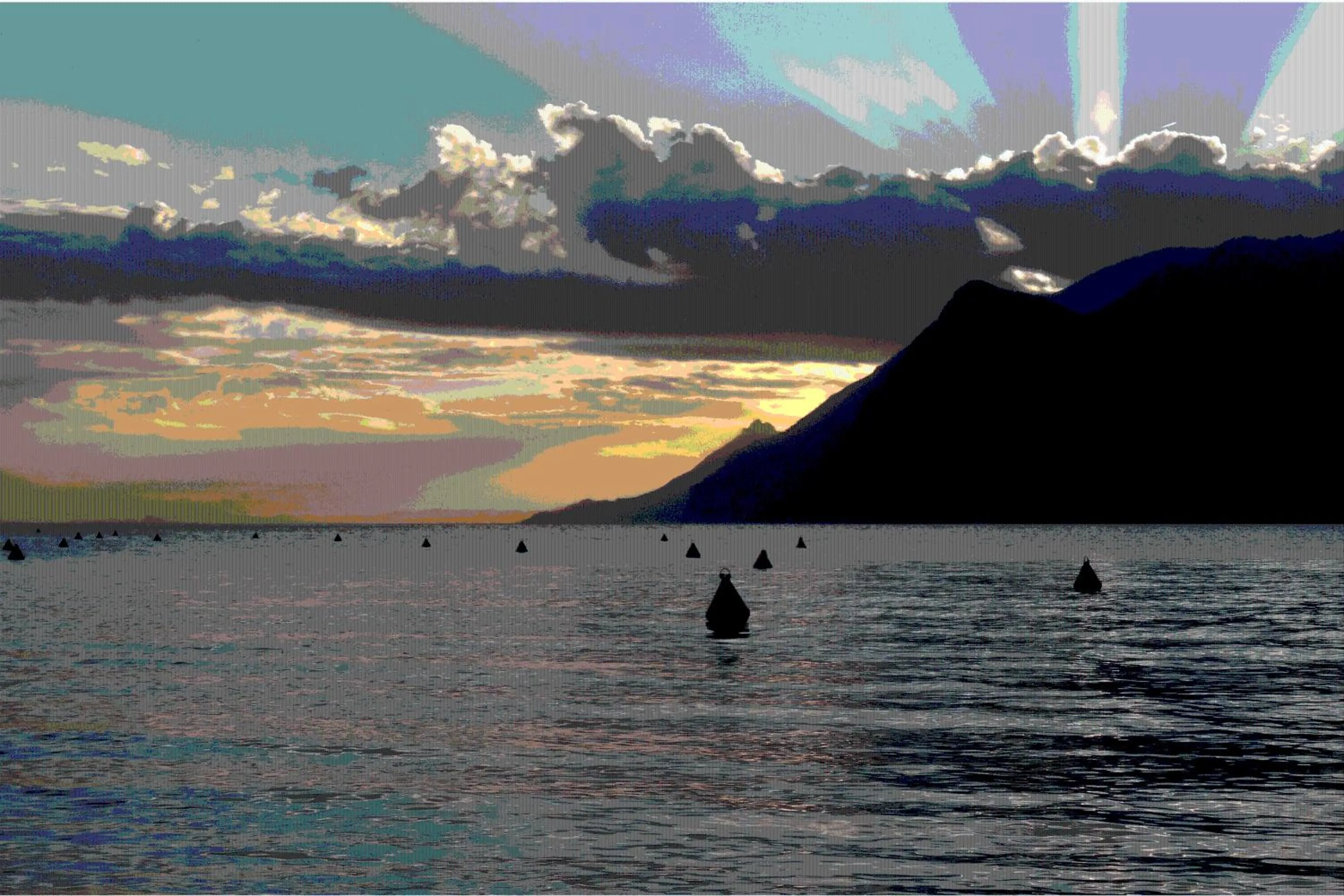 Natural landscape in Hotel Catullo