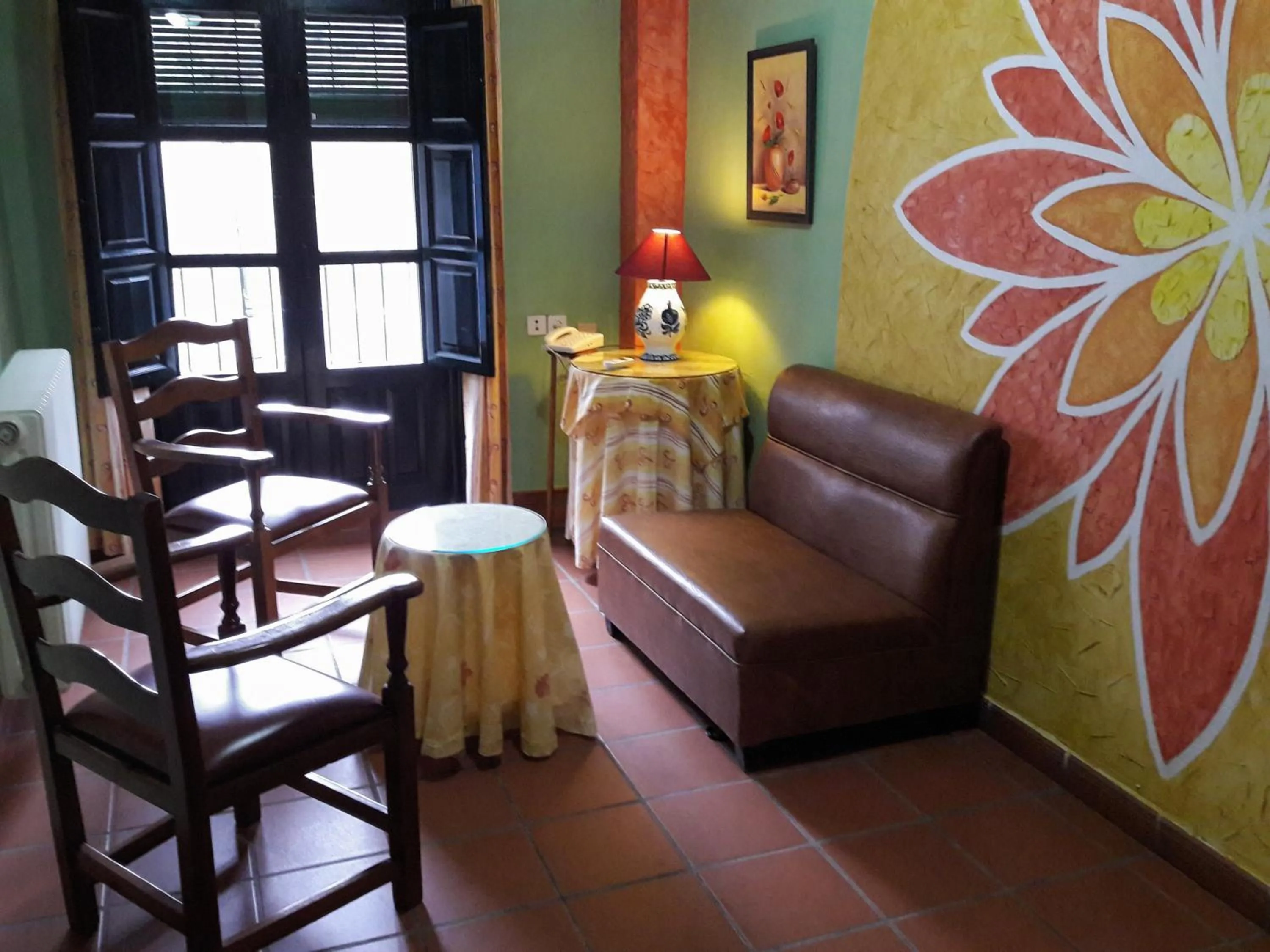 Decorative detail in Hotel De Mecina Fondales