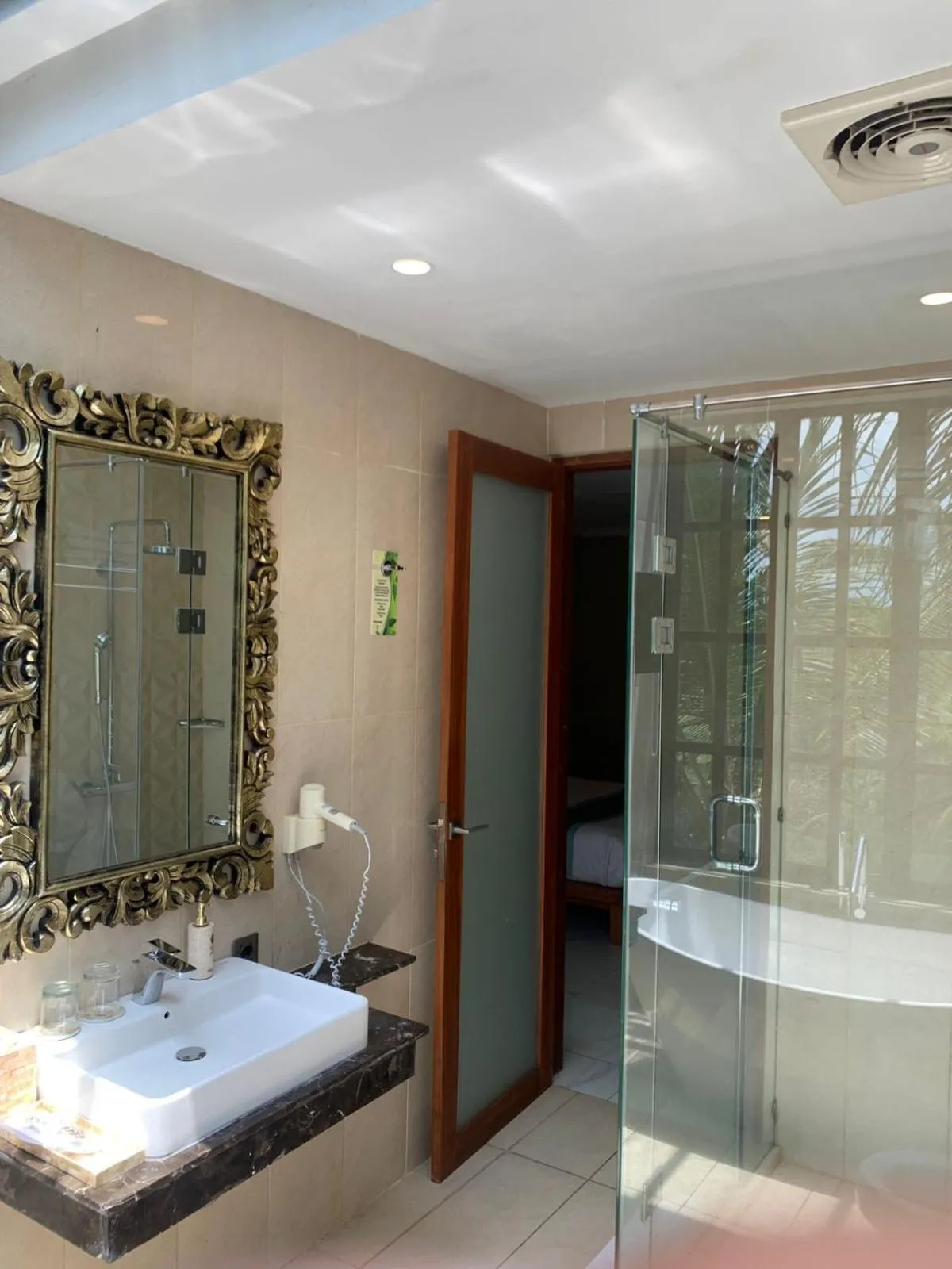 Bed in ILA Villa Ubud