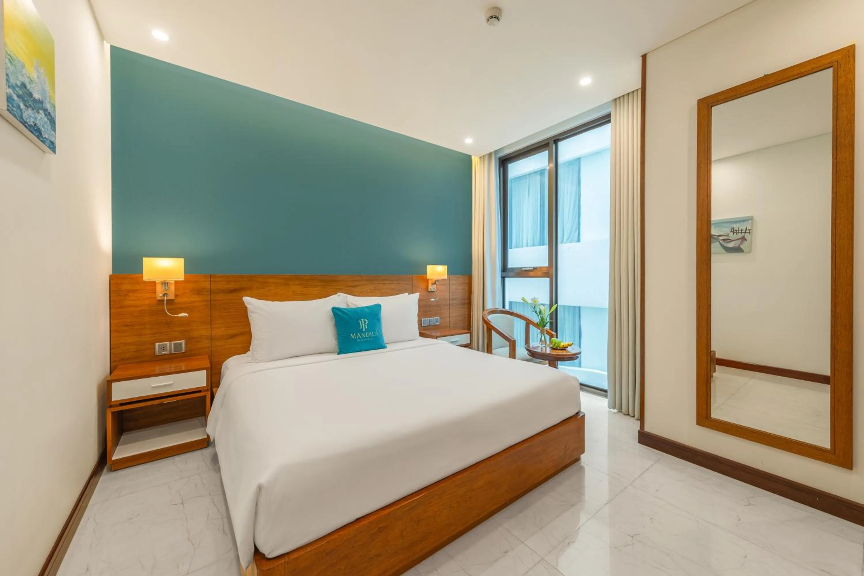 Bed in Mandila Beach Hotel Danang