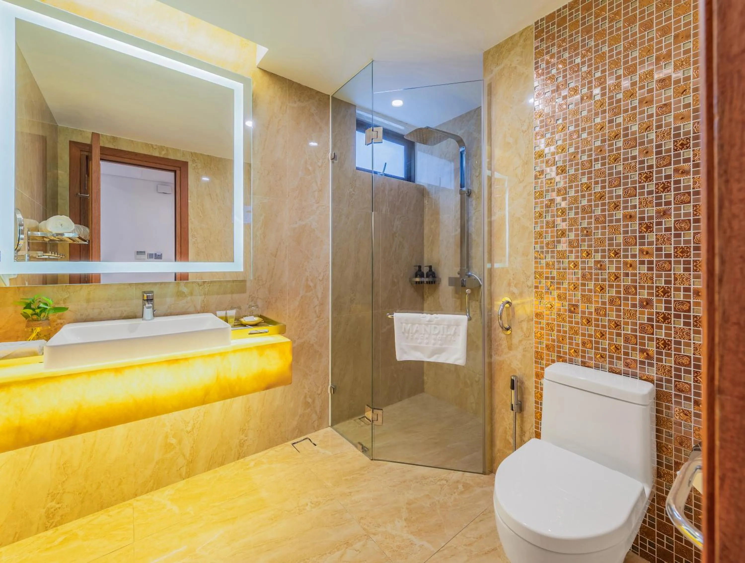 Toilet in Mandila Beach Hotel Danang