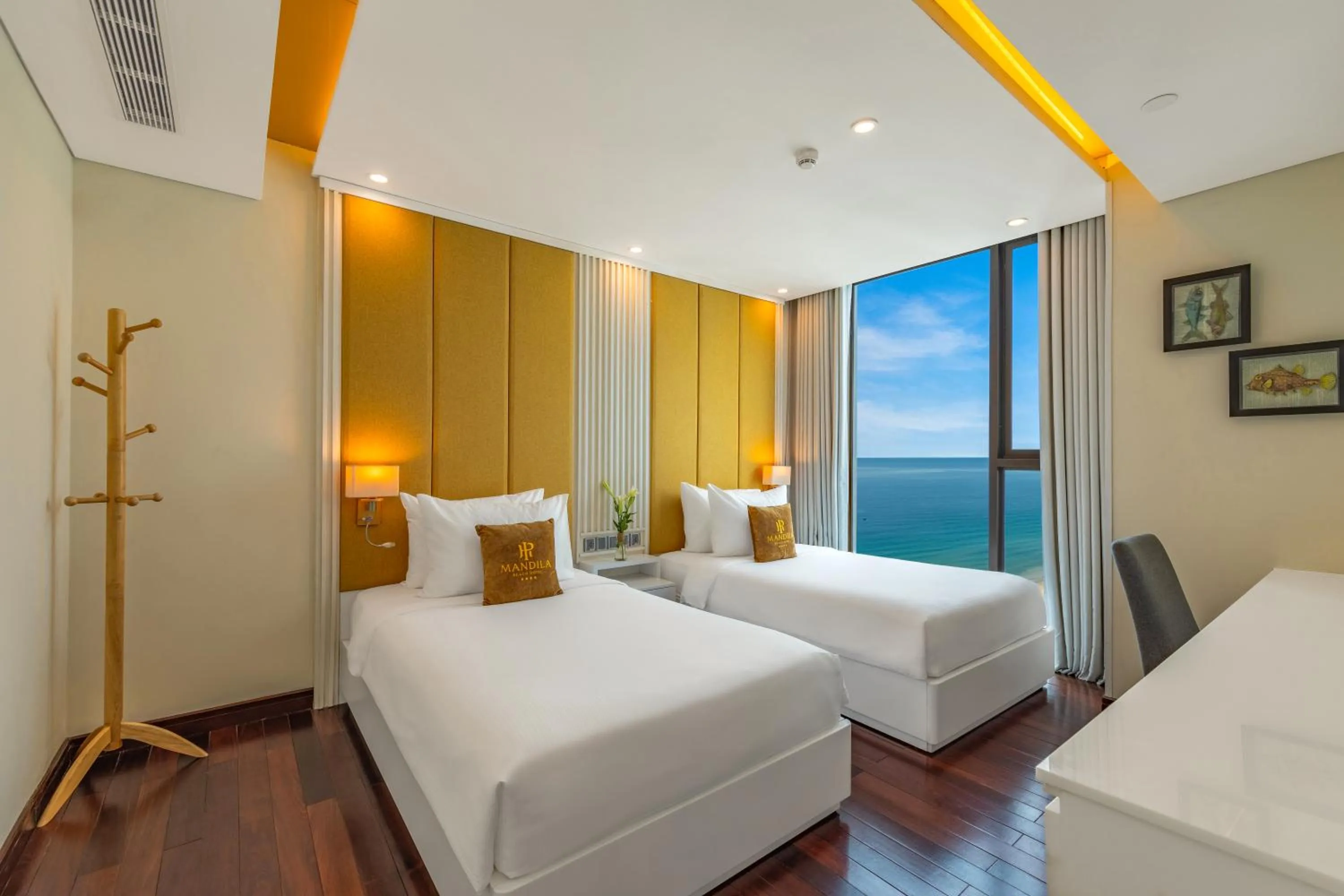 Bed in Mandila Beach Hotel Danang