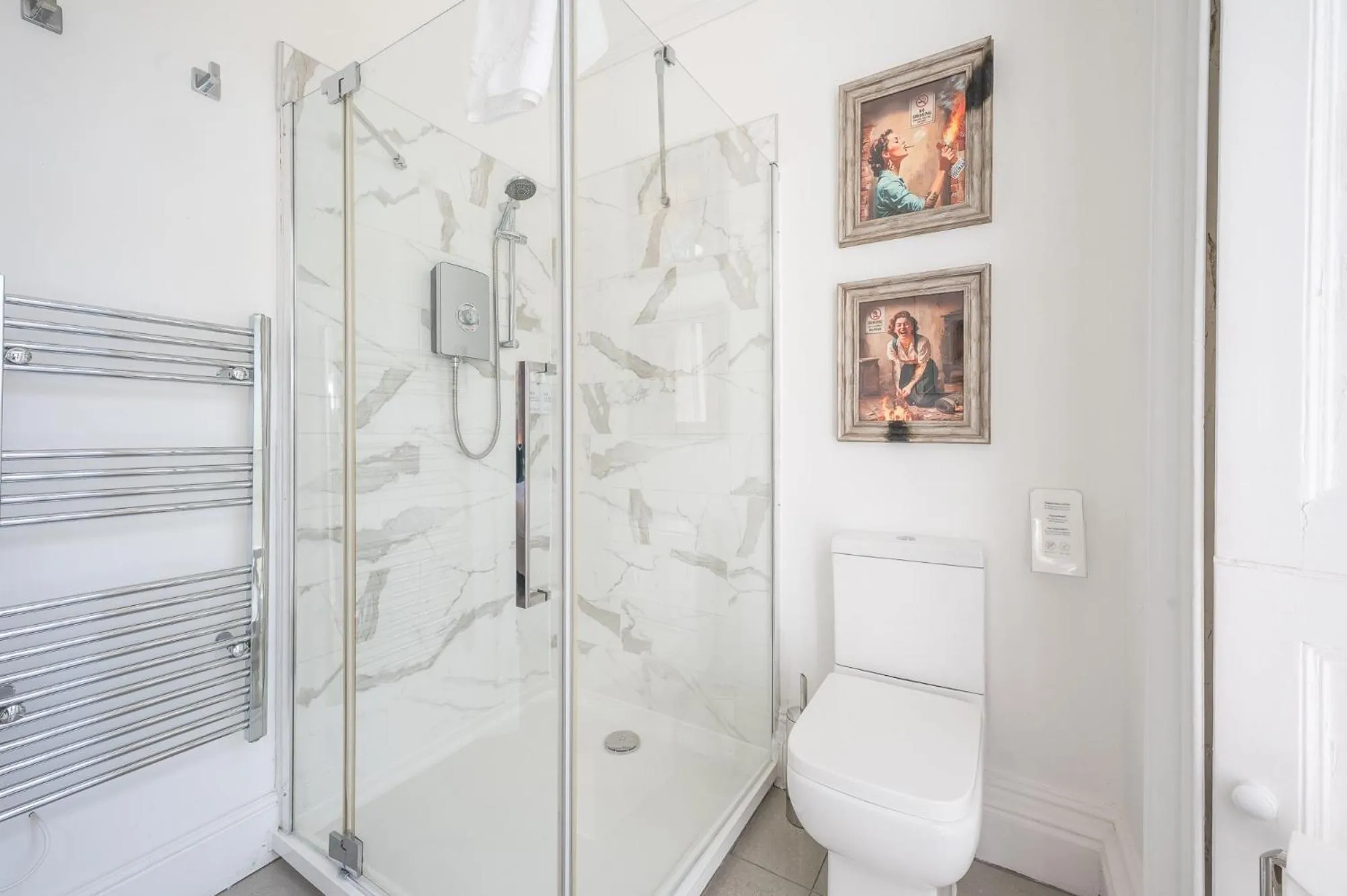 Shower in Latimer House