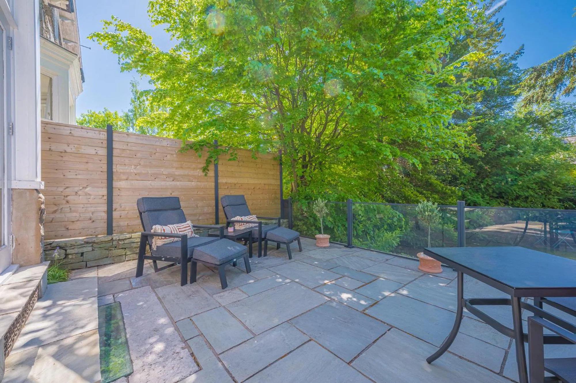 Patio in Latimer House
