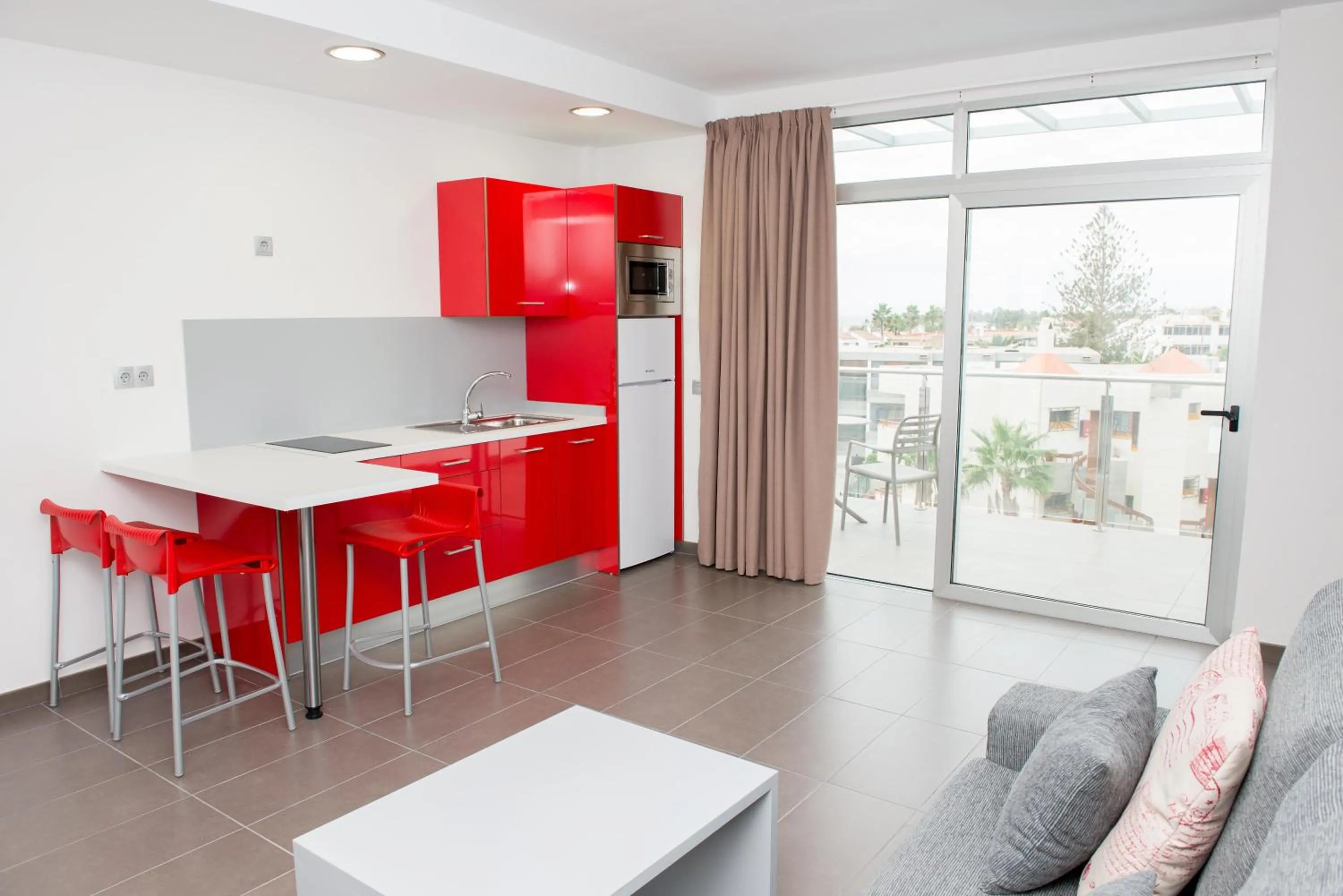 Kitchen or kitchenette in Apartamentos El Palmar