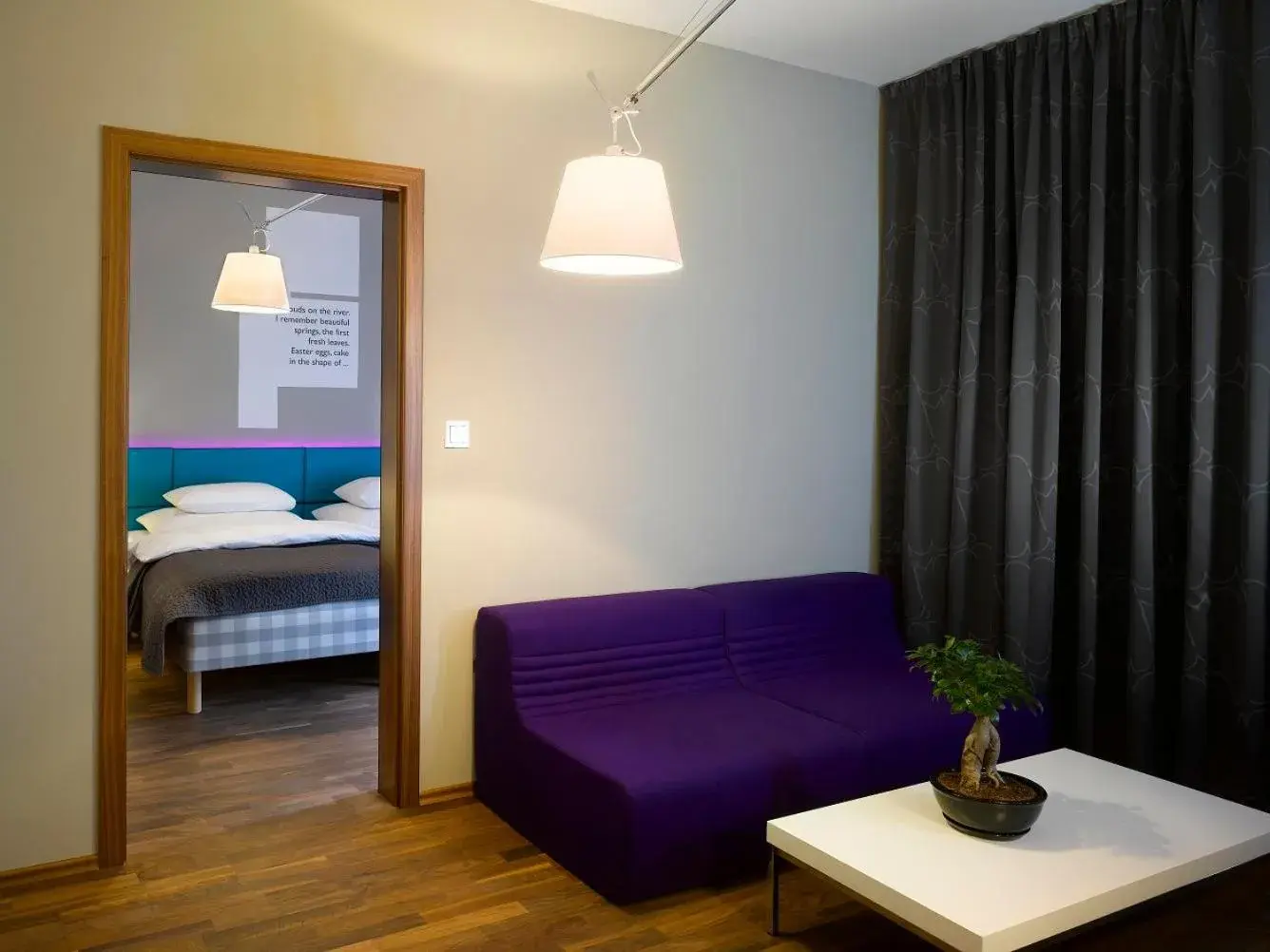 Seating area, Bed in MOODs boutique hotel Seating area, Bed in MOODs boutique hotel