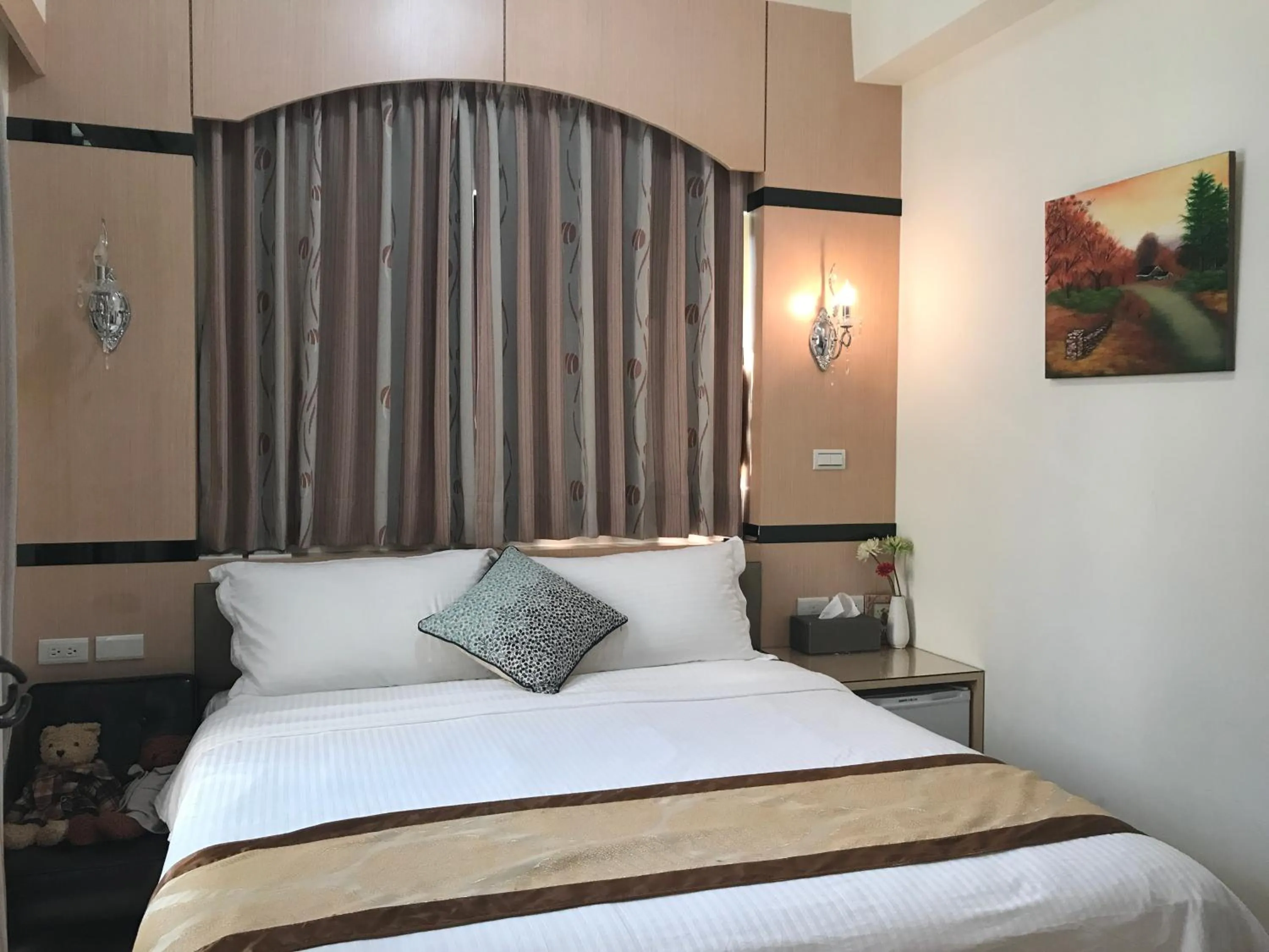 Bed in Lucky Bear Guesthouse