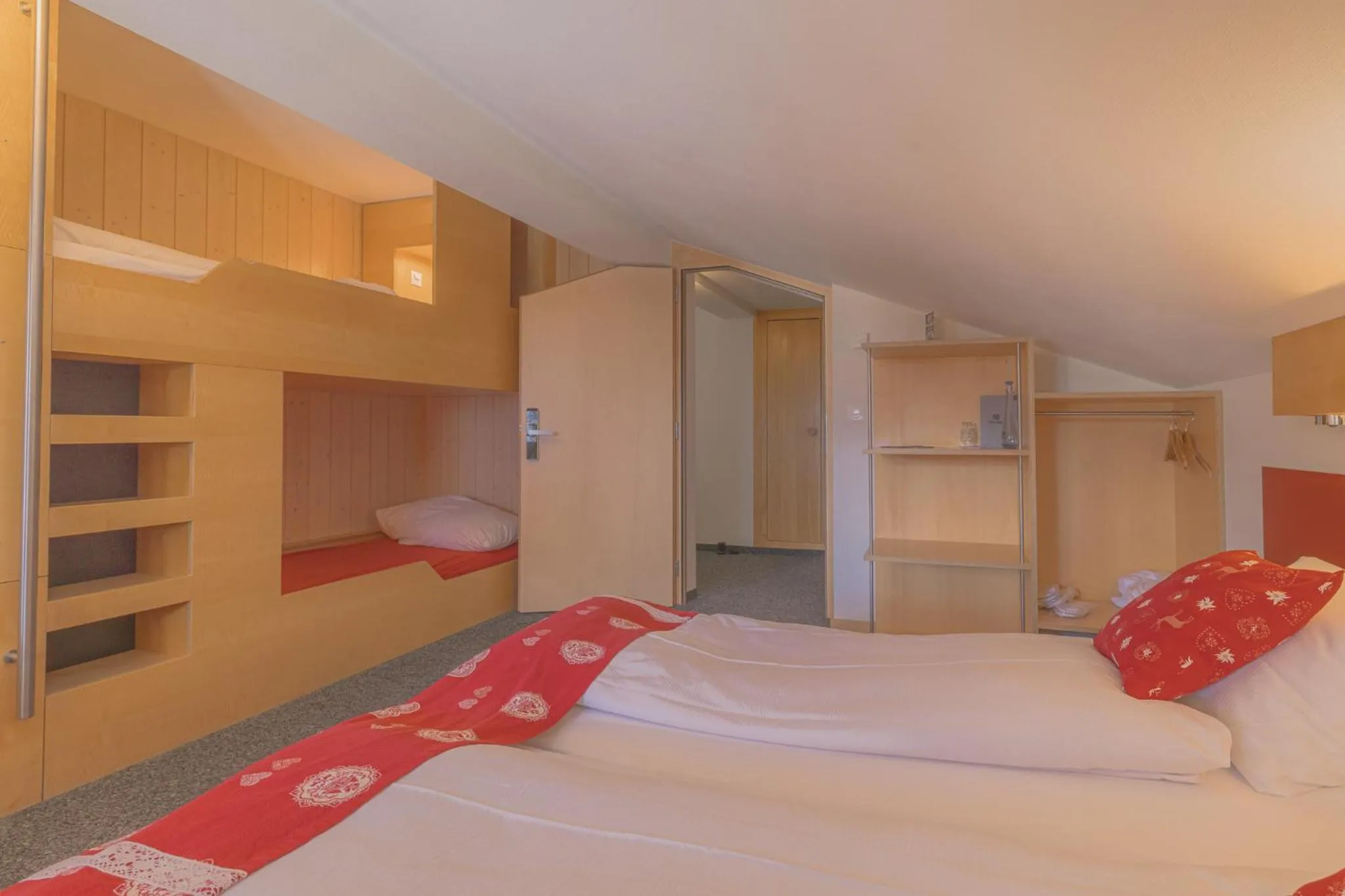 Bed in Alpinhotel Bort