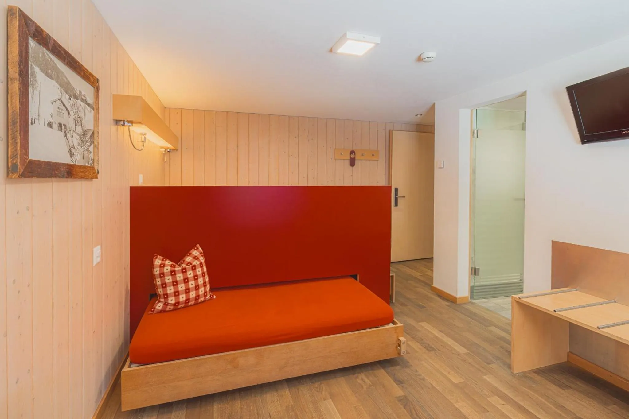 Bed in Alpinhotel Bort