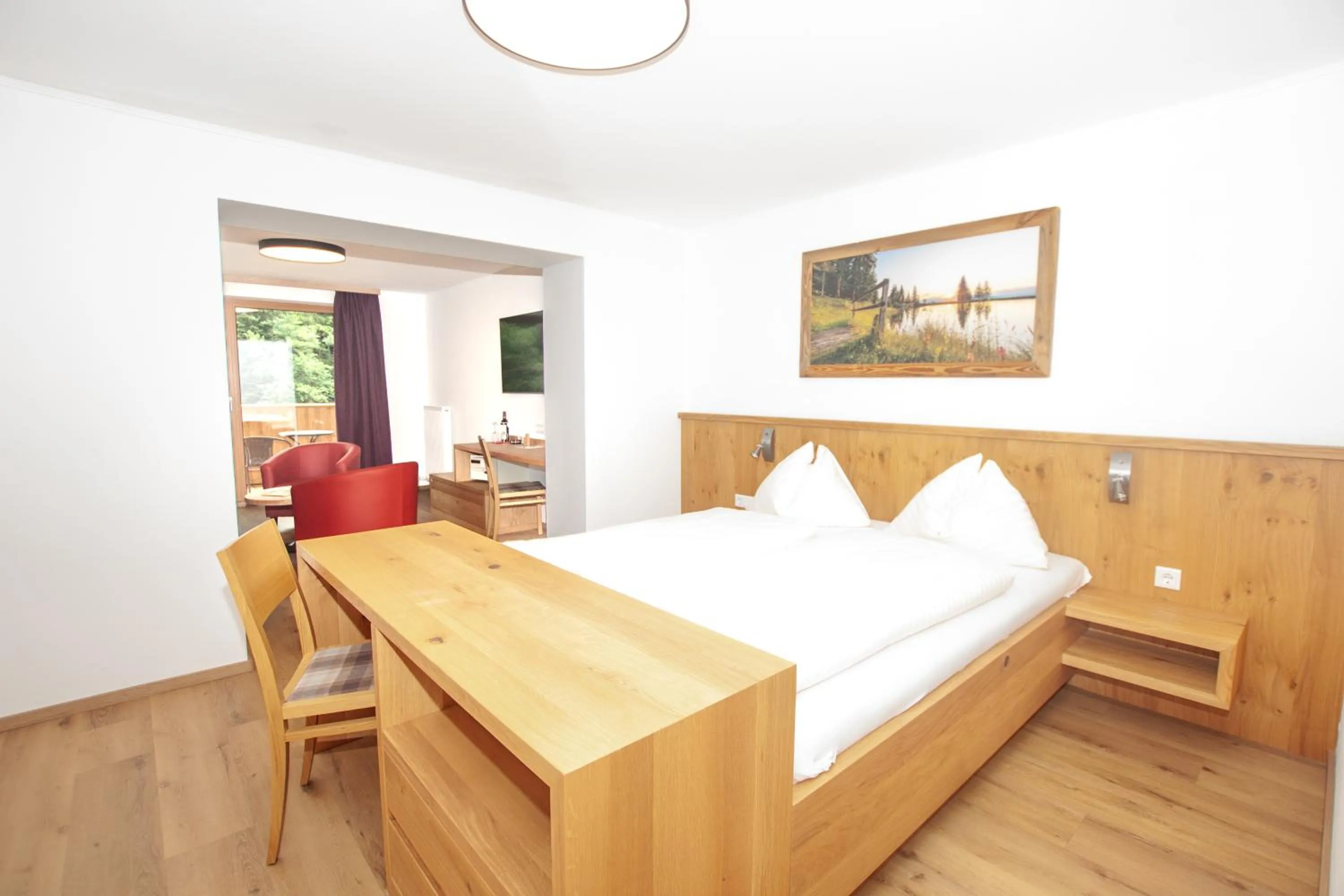 Bed in Berghotel Lämmerhof