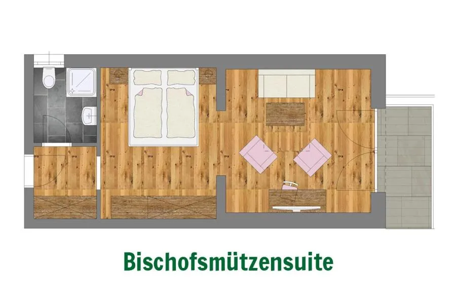 Floor plan in Berghotel Lämmerhof