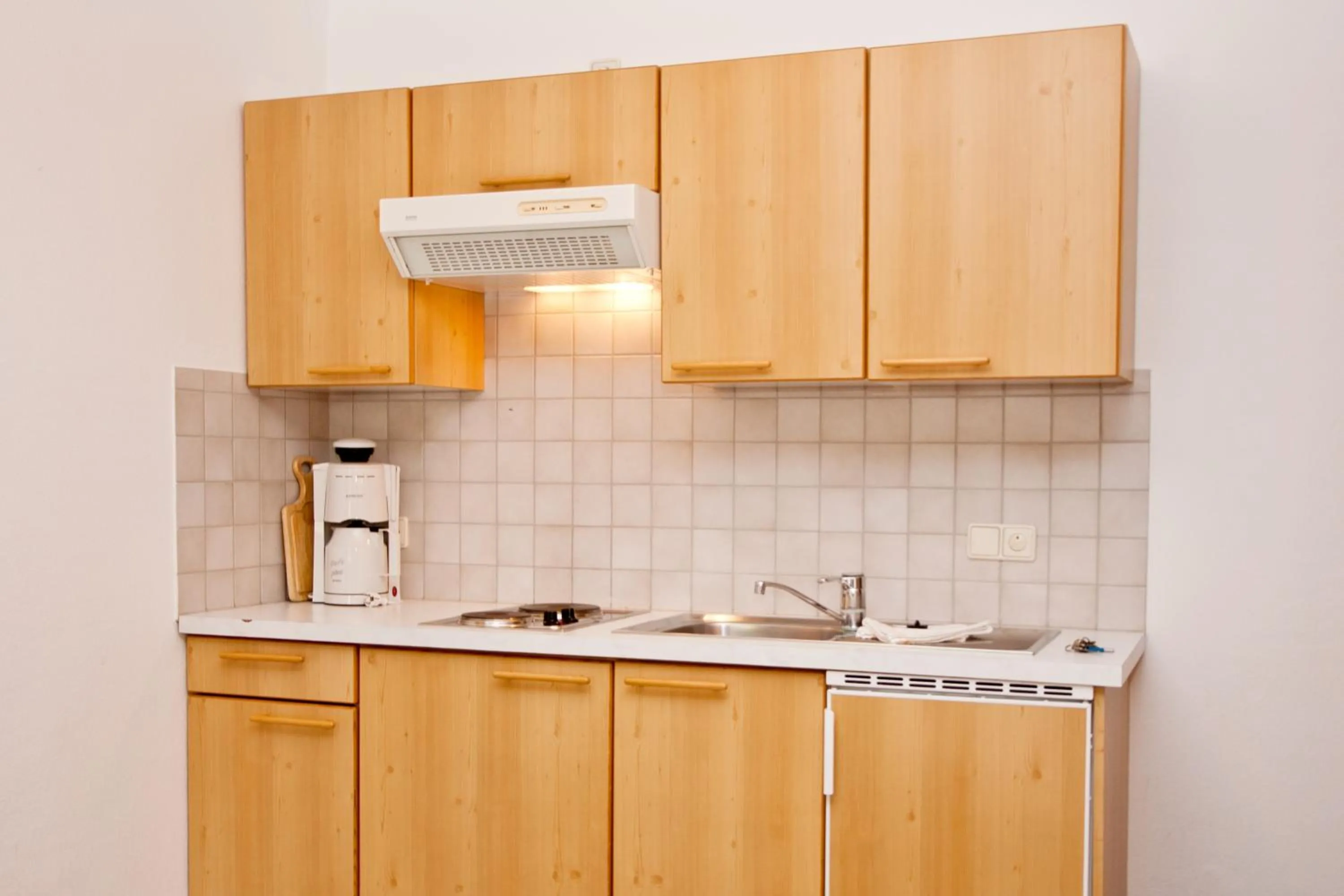 Kitchen or kitchenette in Berghotel Lämmerhof