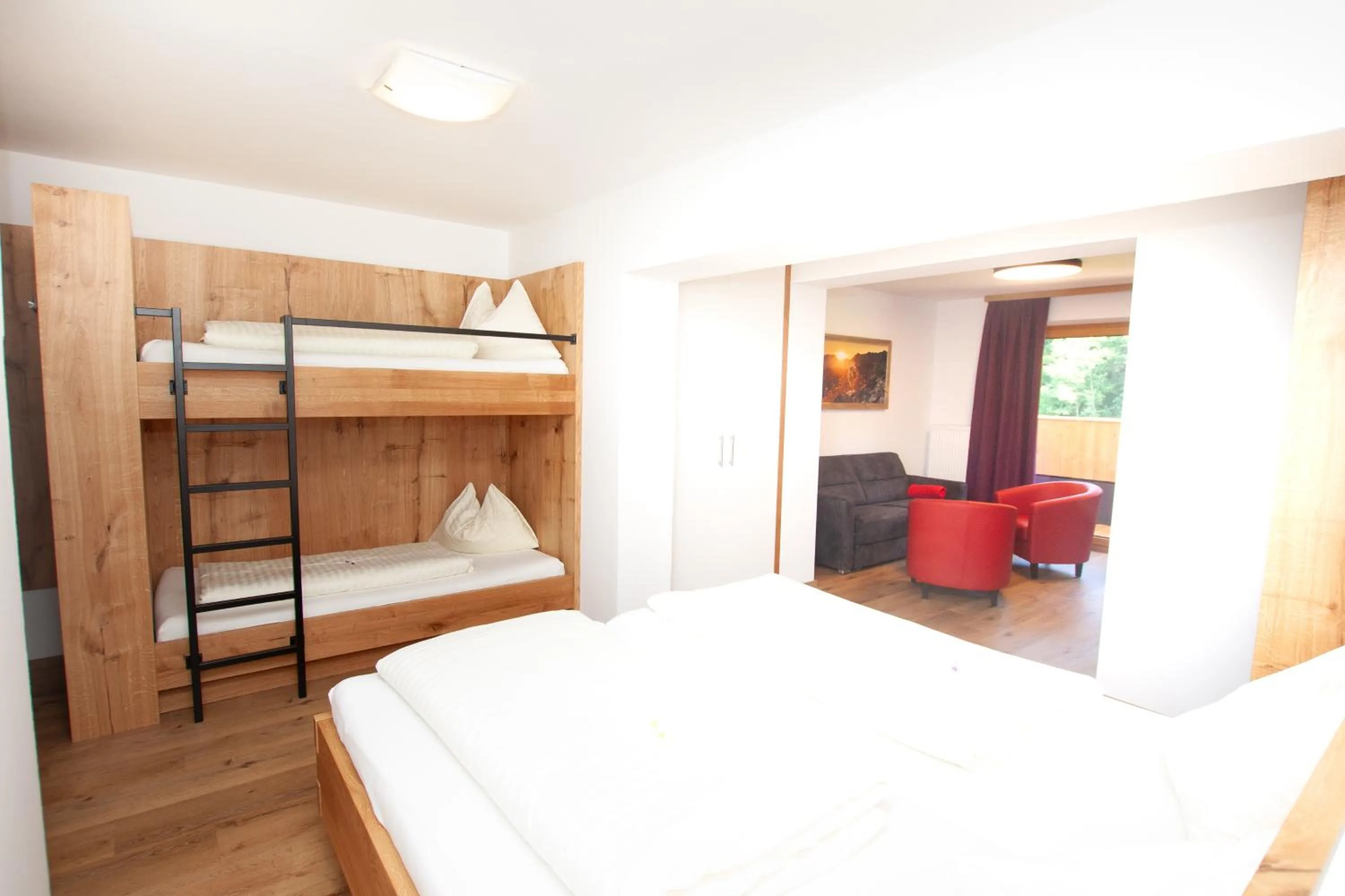 Bed in Berghotel Lämmerhof