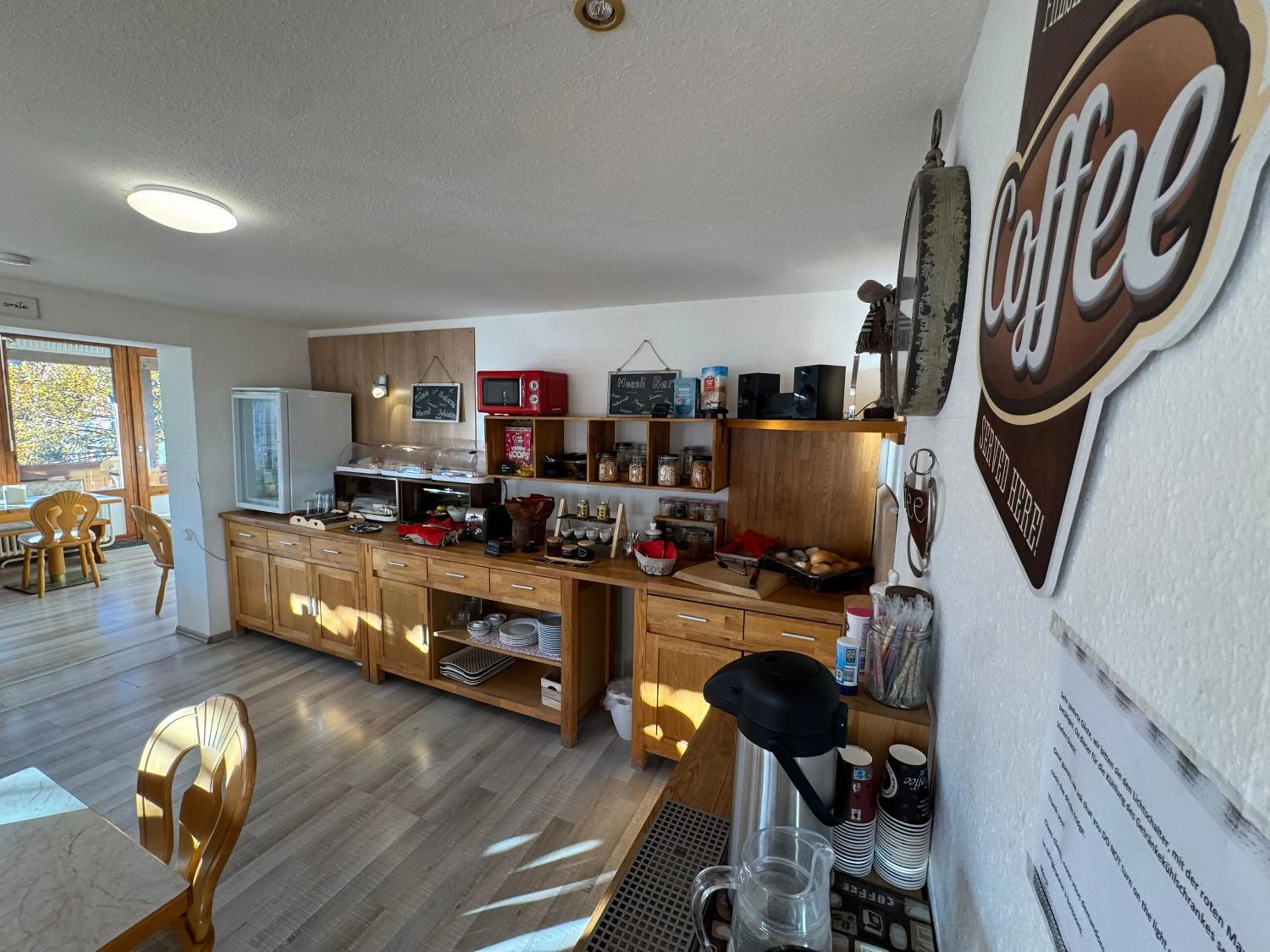 Buffet breakfast in Pension Bergseeblick