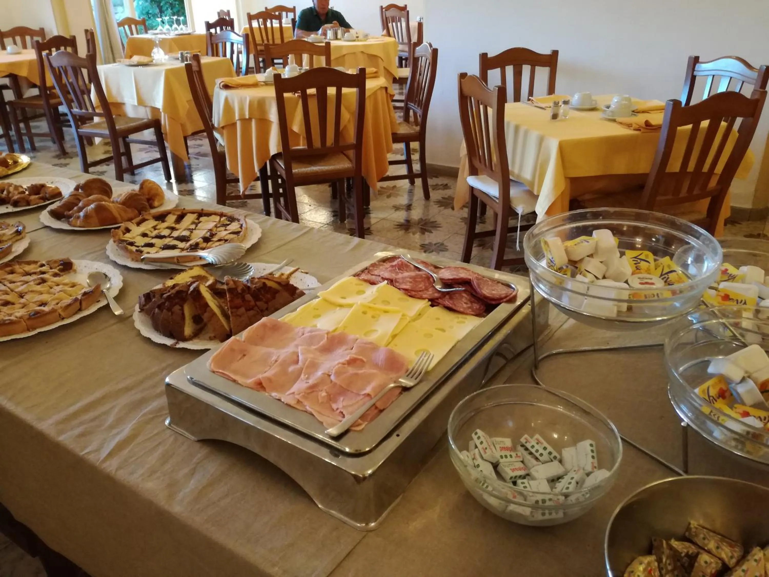 Buffet breakfast in Villa Angela Hotel & Spa