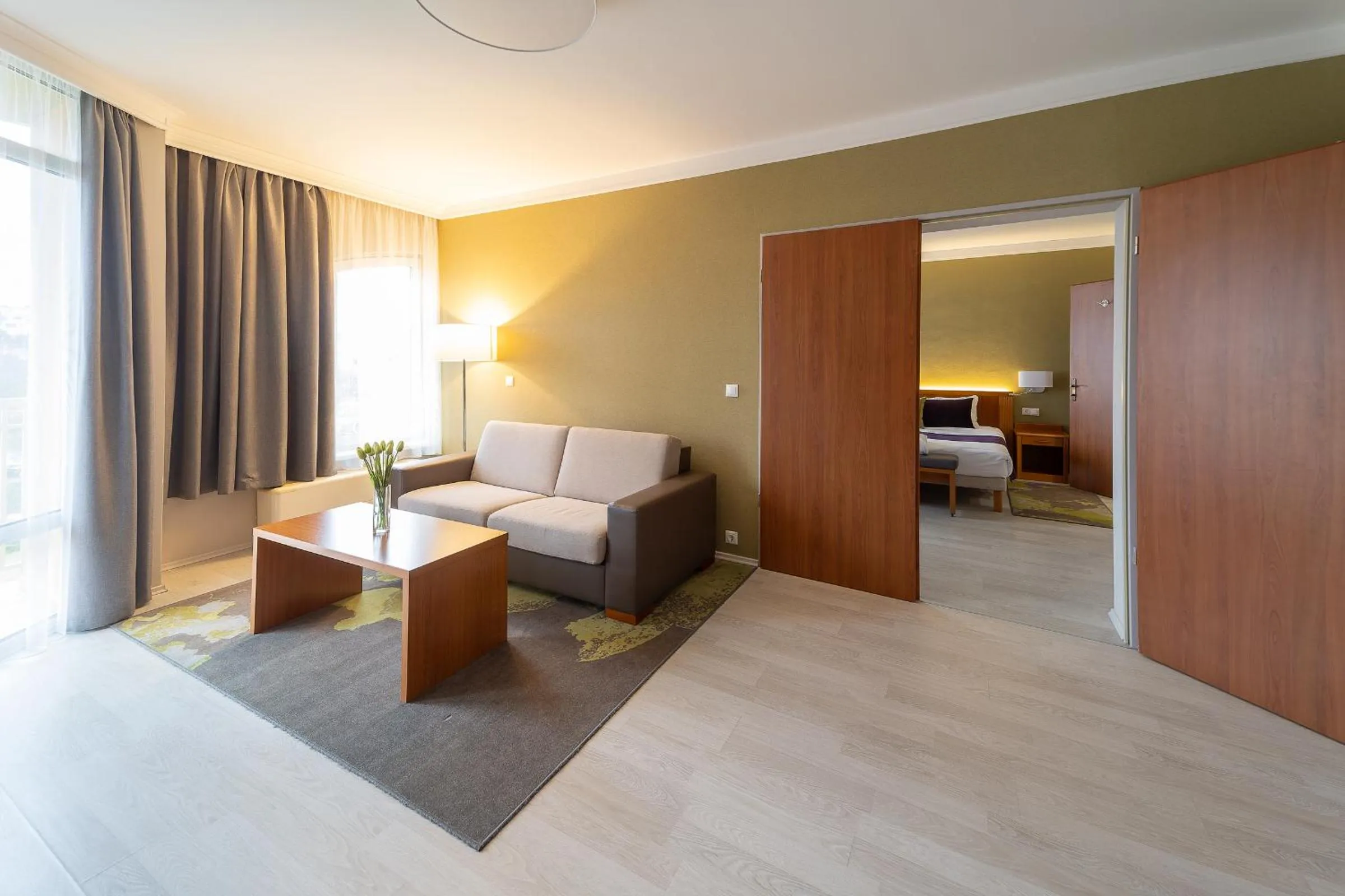 Bed in Hotel Karos Spa